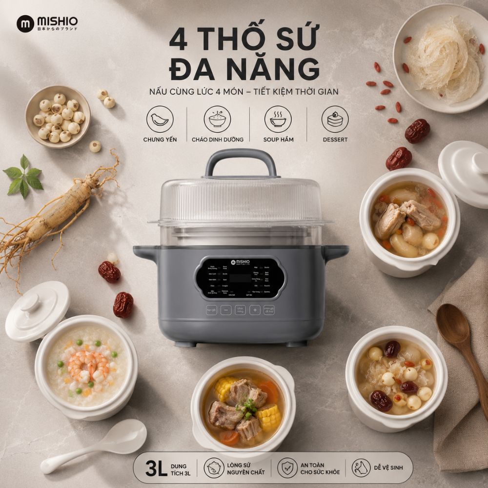 Nồi hầm lòng sứ 3L Mishio MK397_thumbnail_4