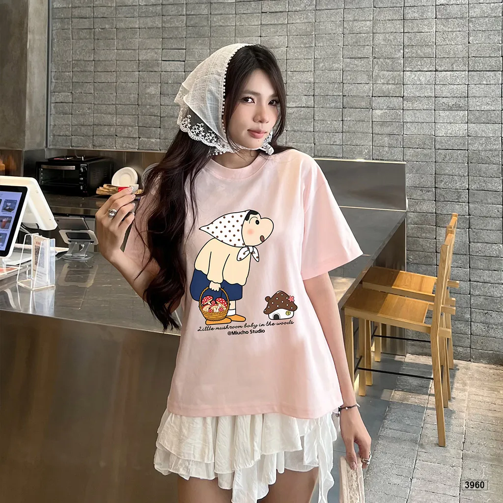 Áo thun boxy nữ phong cách đáng yêu Miucho 3960_thumbnail_6