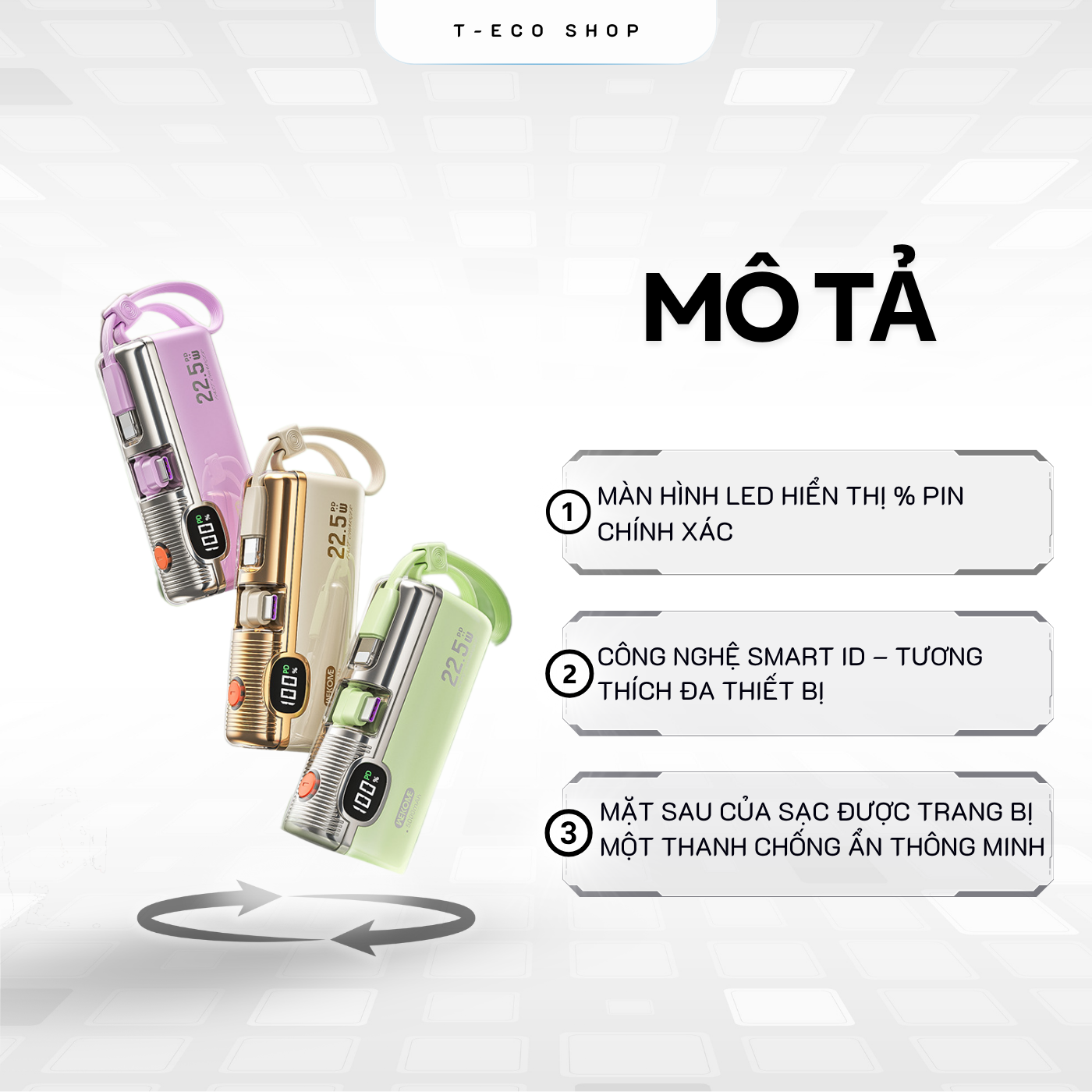 SẠC DỰ PHÒNG MINI CHÍNH HÃNG WEKOME DUNG LƯỢNG 5.000MAH_thumbnail_6