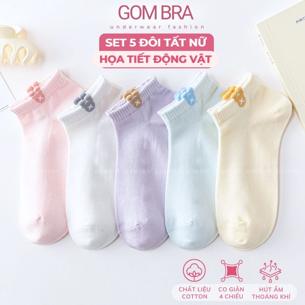 Set 5 đôi tất vớ nữ cổ ngắn UYE-CBCN_thumbnail_0
