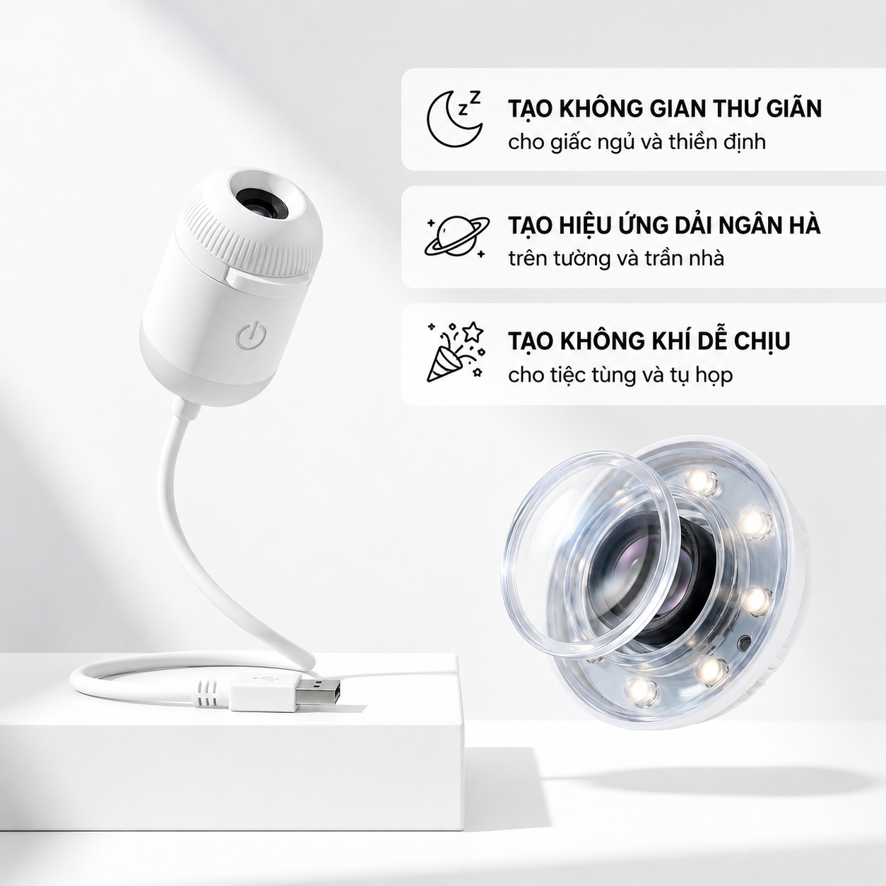 Máy Chiếu Sao Thiên Hà DOCZIN 24 Cảnh Vũ Trụ