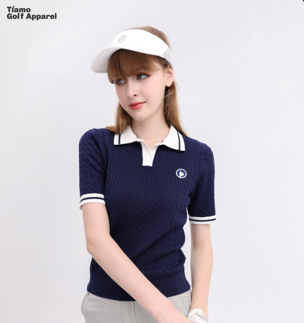Áo polo dệt kim ngắn tay - Nữ