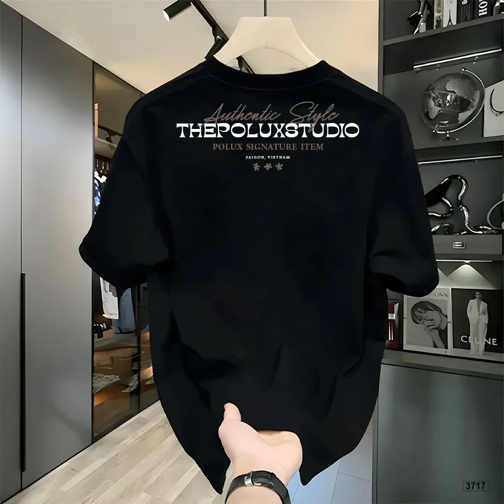 Áo thun nam form rộng streetwear style Polux 3717_thumbnail_2