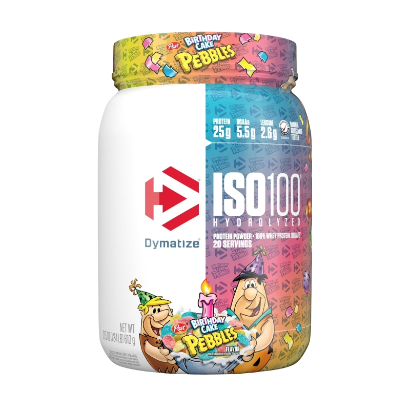 Dymatize ISO 100 Hydrolyzed, 100% Whey Protein Isolate 1.4 Lbs (650 g)