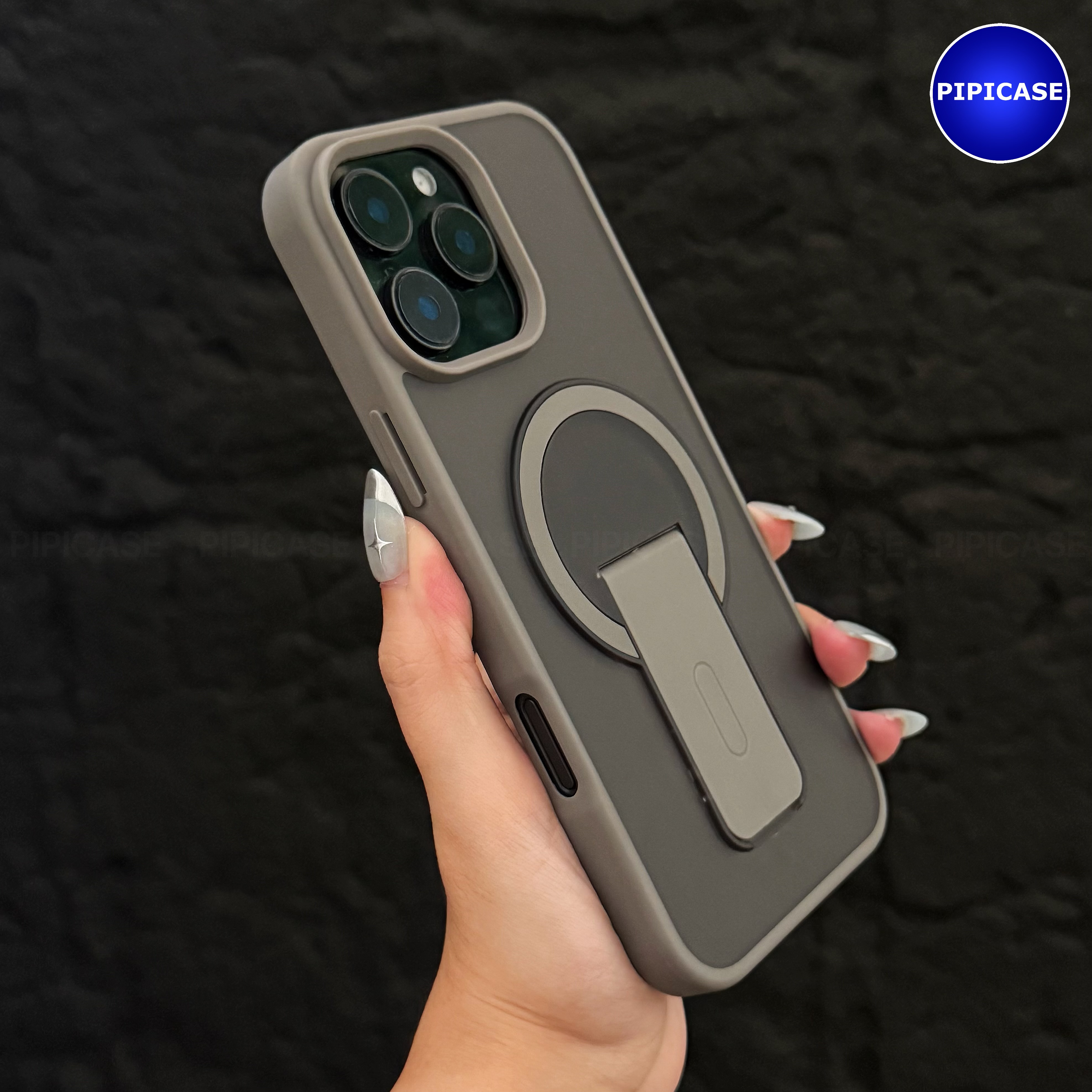 Ốp Lưng iPhone 16 Pro Max - Quin - Xám_thumbnail_20