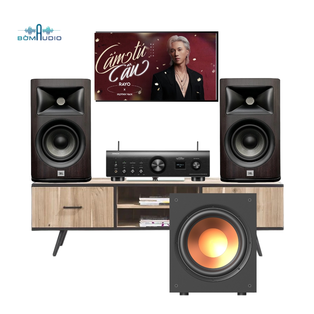 Combo Amply DENON PMA-900NE + Loa Bookshelf JBL STUDIO 630 + Loa Subwoofer PARAMAX SUB-E30 – DP6_thumbnail_1