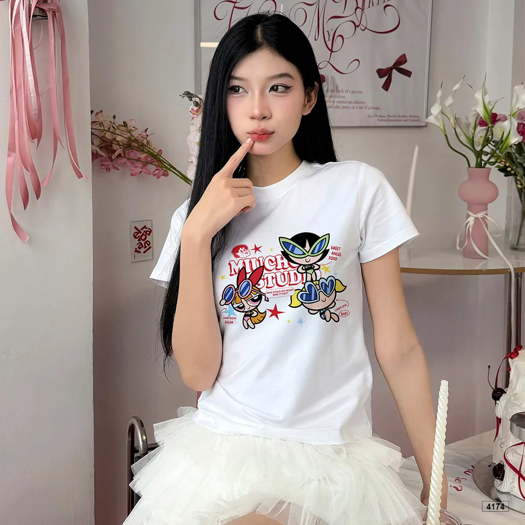 Áo thun babytee Powerpuff Girl Miucho 4174_thumbnail_2
