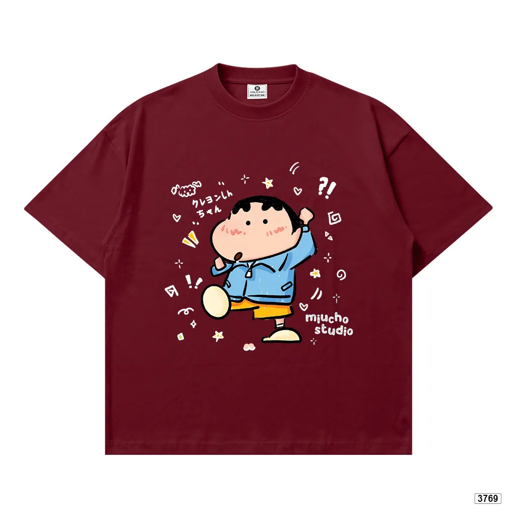 Áo thun nữ form boxy Shinnosuke phong cách đáng yêu Miucho 3769_thumbnail_17