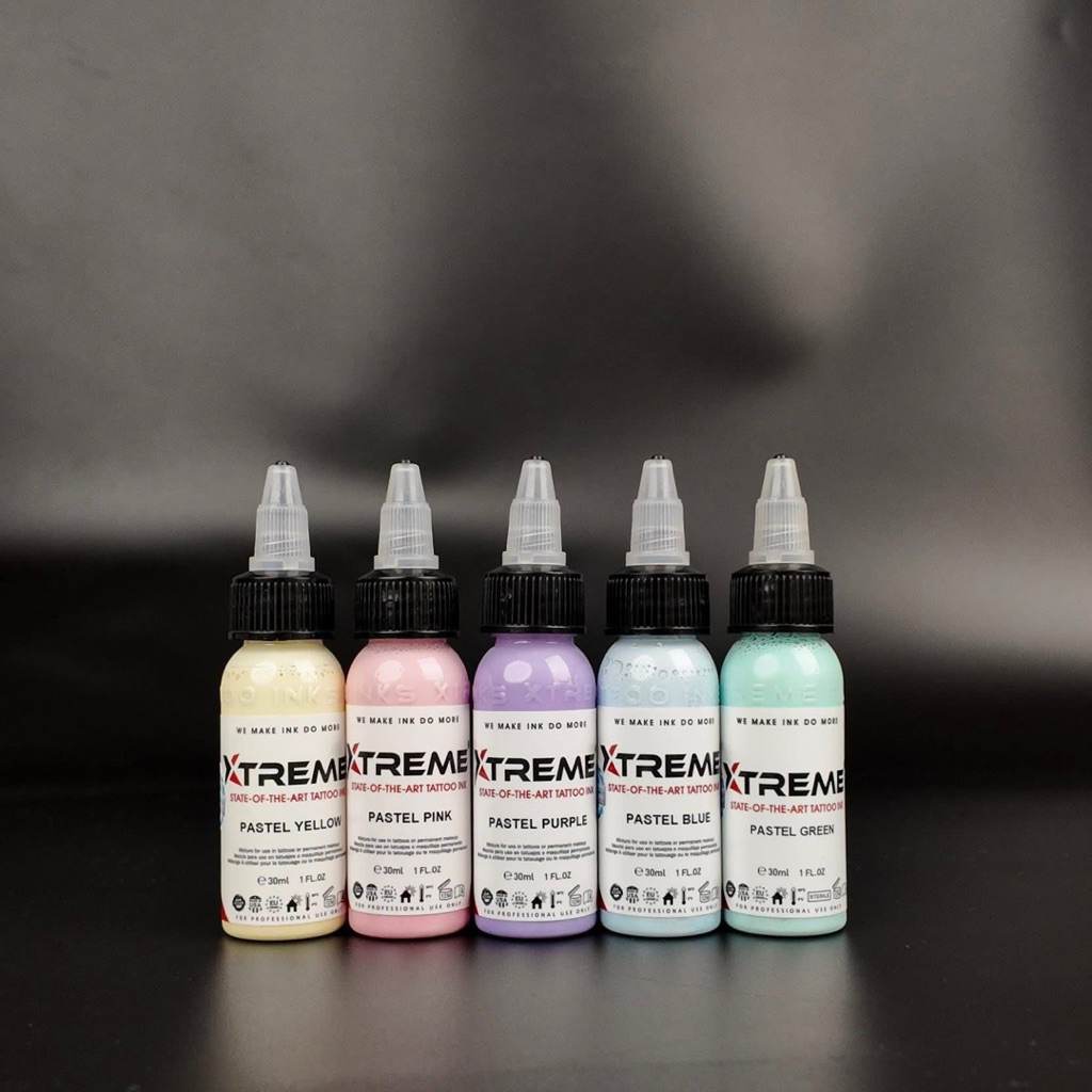 Pastel Color Set - XTREME INK (1oz) - Made in USA - Hàng mới về (HSD: 2029)
