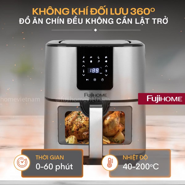 Nồi chiên không dầu Fujihome A10DG 10Lít -  Dung tích 10L_thumbnail_8