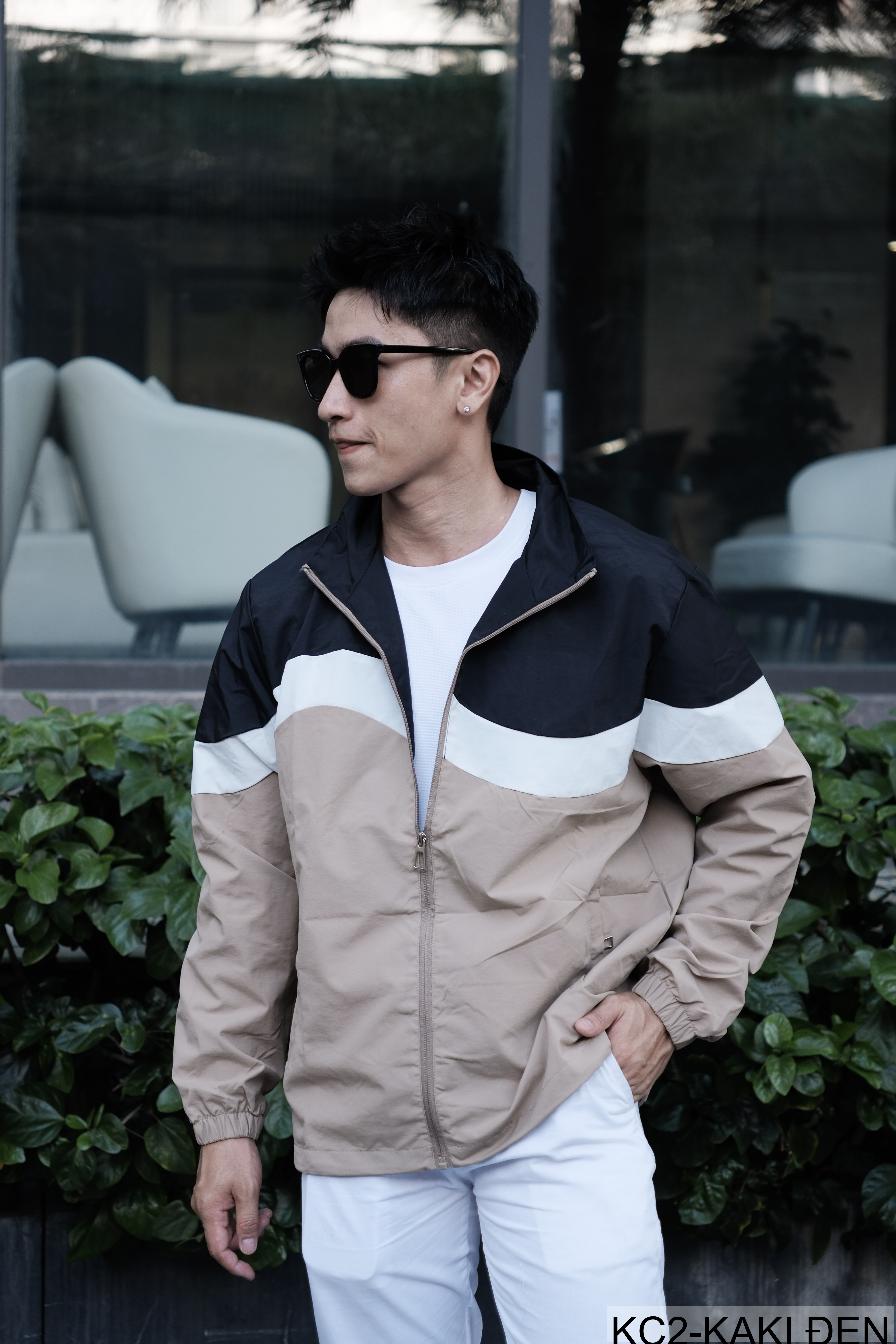 KC2 - Áo khoác nam phối màu thời trang cổ đứng phong cách thể thao xuân thu_thumbnail_24