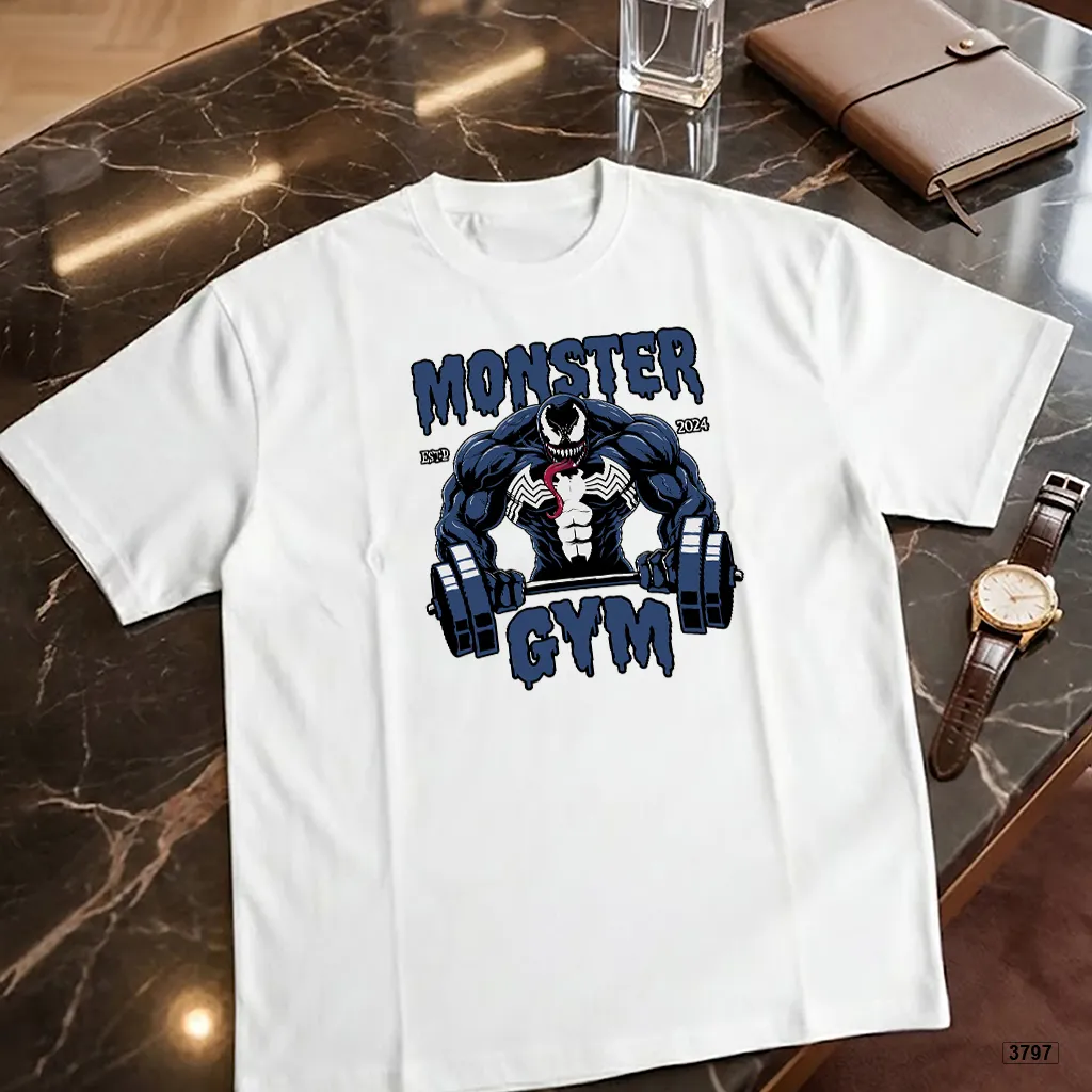 Áo thun nam form oversize Monster Gym phong cách mạnh mẽ cá tính TeePrint 3797_thumbnail_5