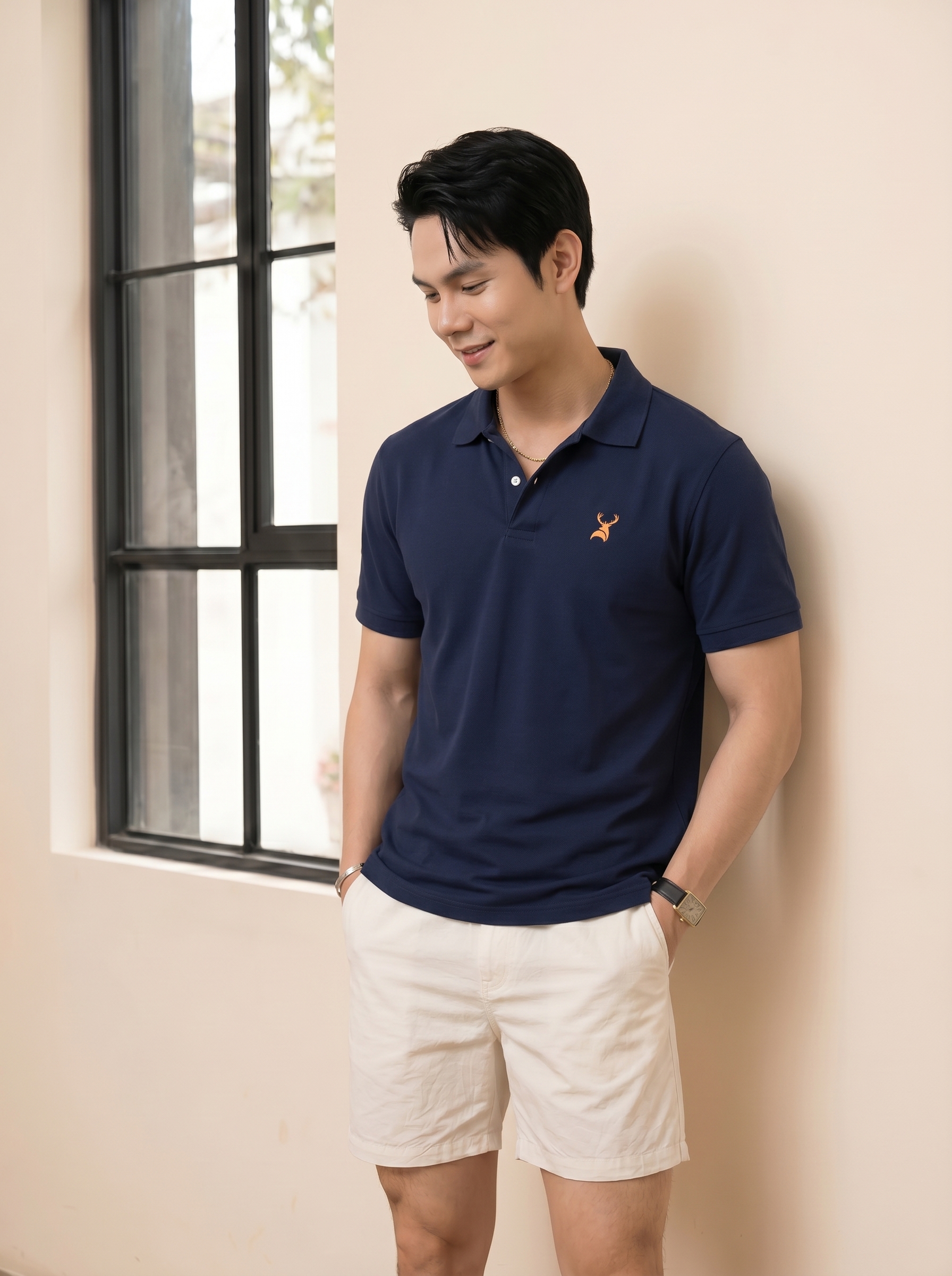 REFINED KAKI SHORT - WHITE