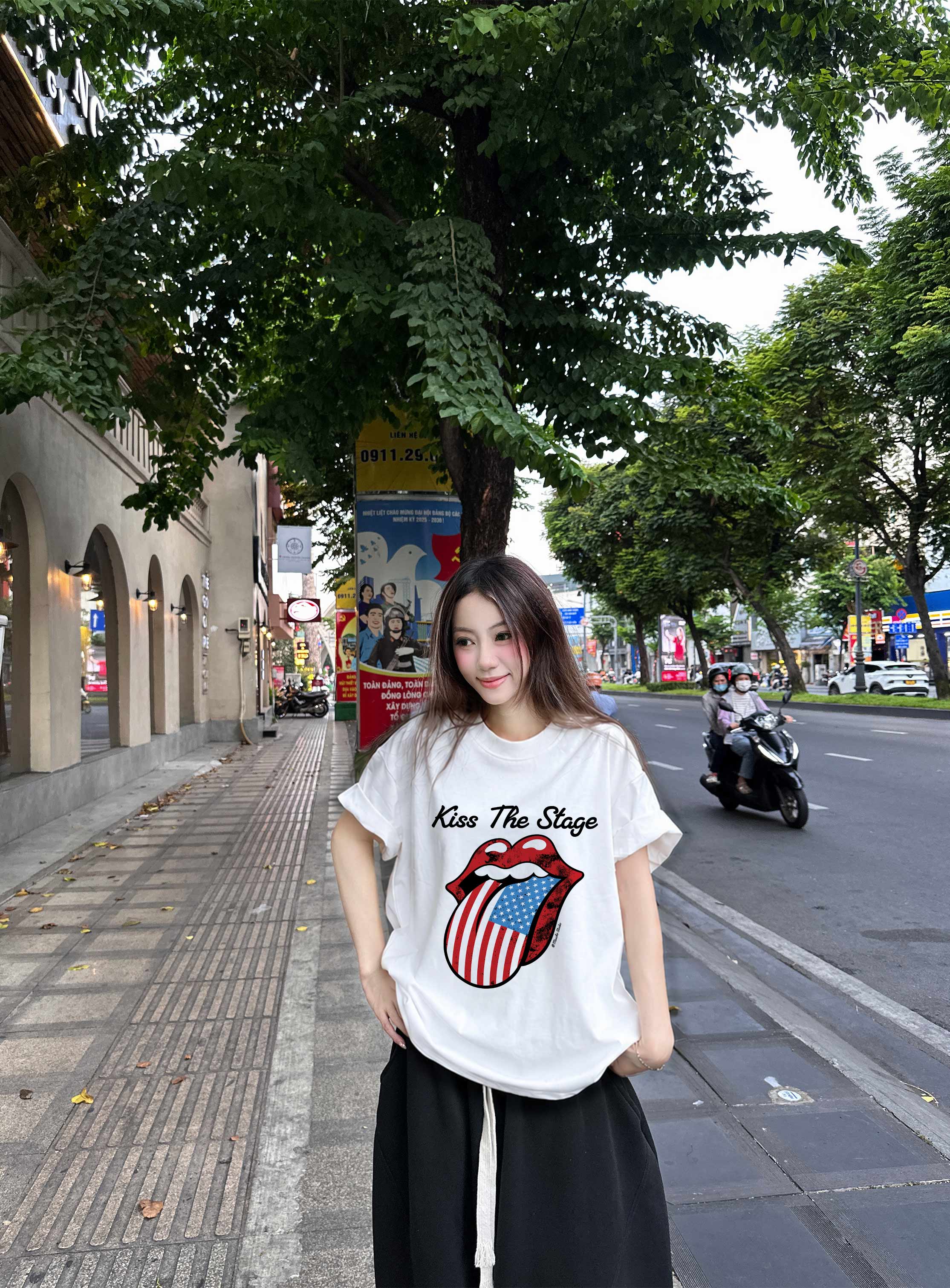 Áo thun boxy unisex đường phố cá tính Miucho 4112_thumbnail_4