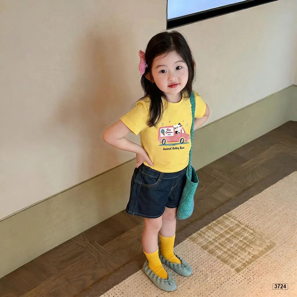 Áo thun bé gái form rộng mùa hè Baby Bus Kado 3724_thumbnail_5