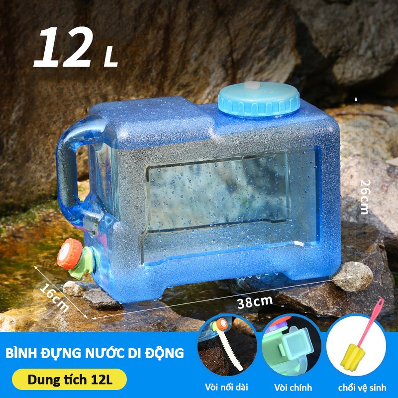 Bình Đựng Nước Di Động 12L Cao Cấp