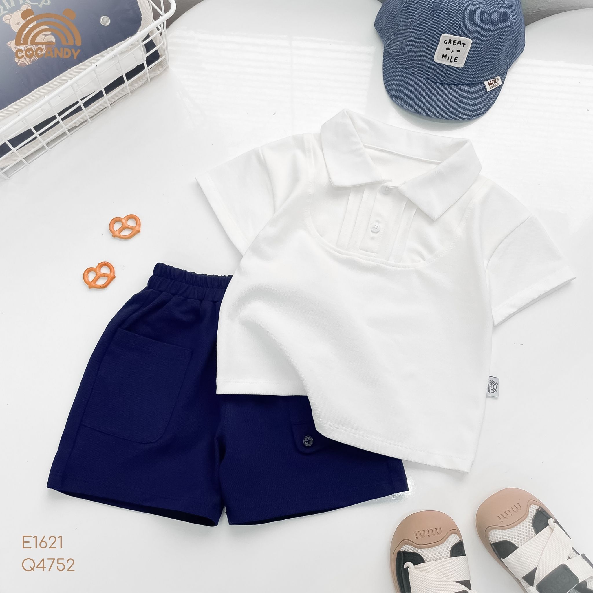 Áo cộc polo TRẮNG nẹp ly ngực_thumbnail_1