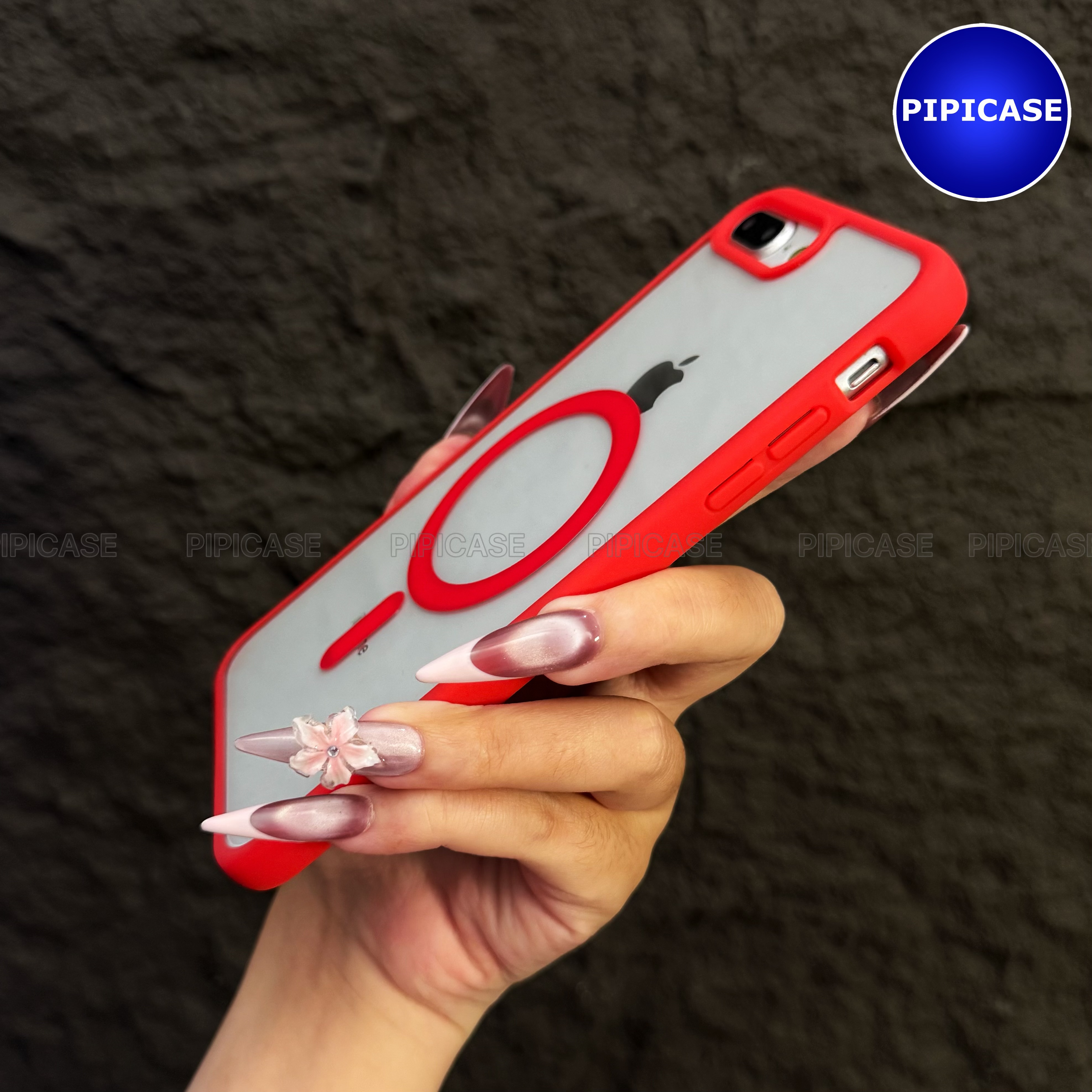 Ốp Lưng iPhone 7 Plus / 8 Plus - Chic - Đỏ Tươi_thumbnail_8