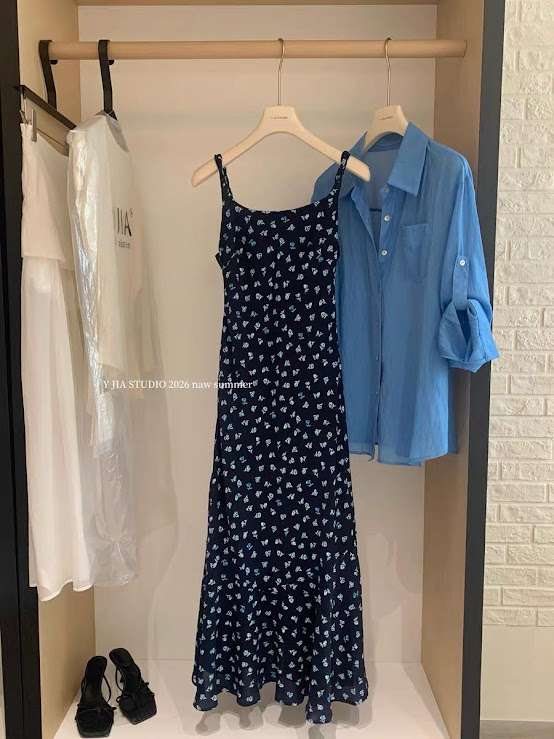Lucas - Set vá 2 thun 2 dây dáng maxi + áo sơ mi cổ đức dáng suông_thumbnail_4