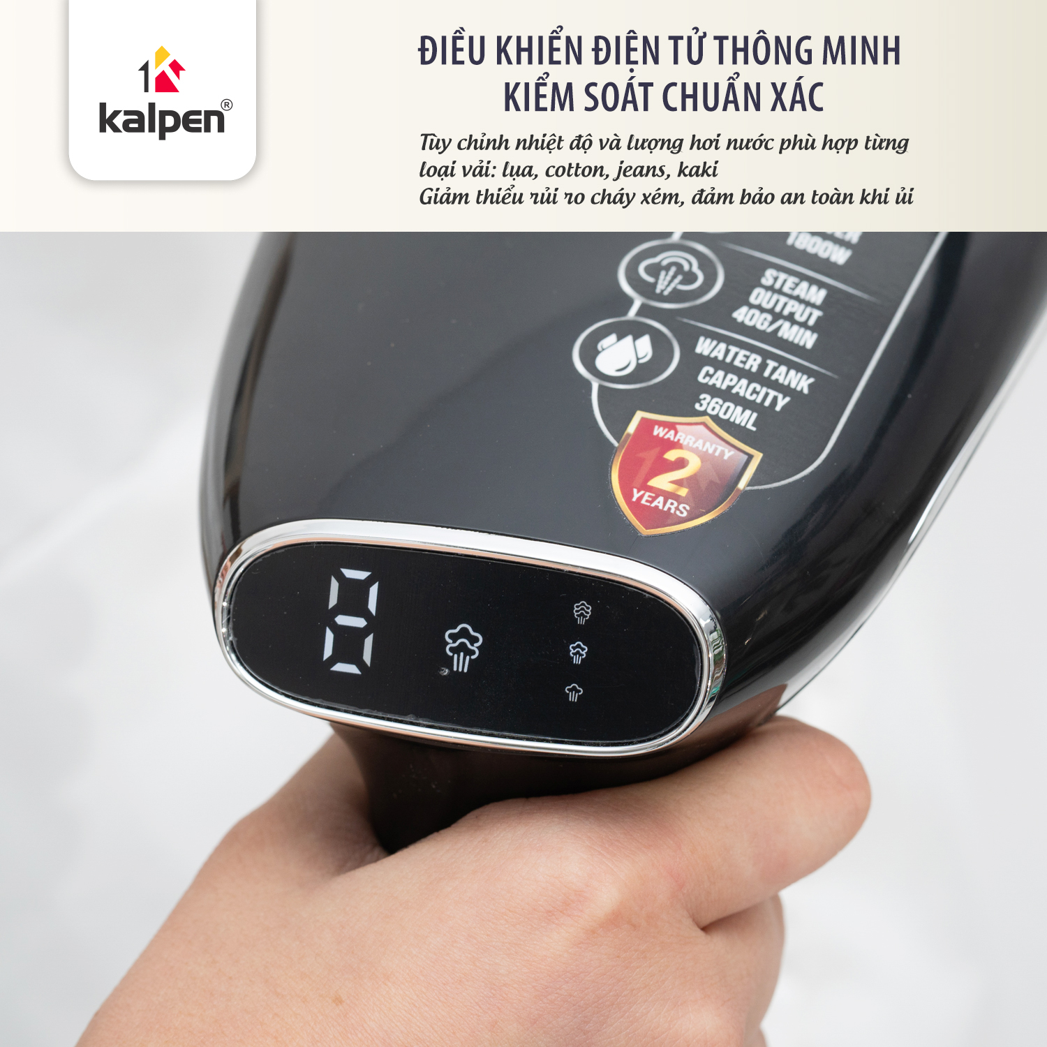 Bàn là hơi nước cầm tay, dung tích bình chứa 360ml_thumbnail_9