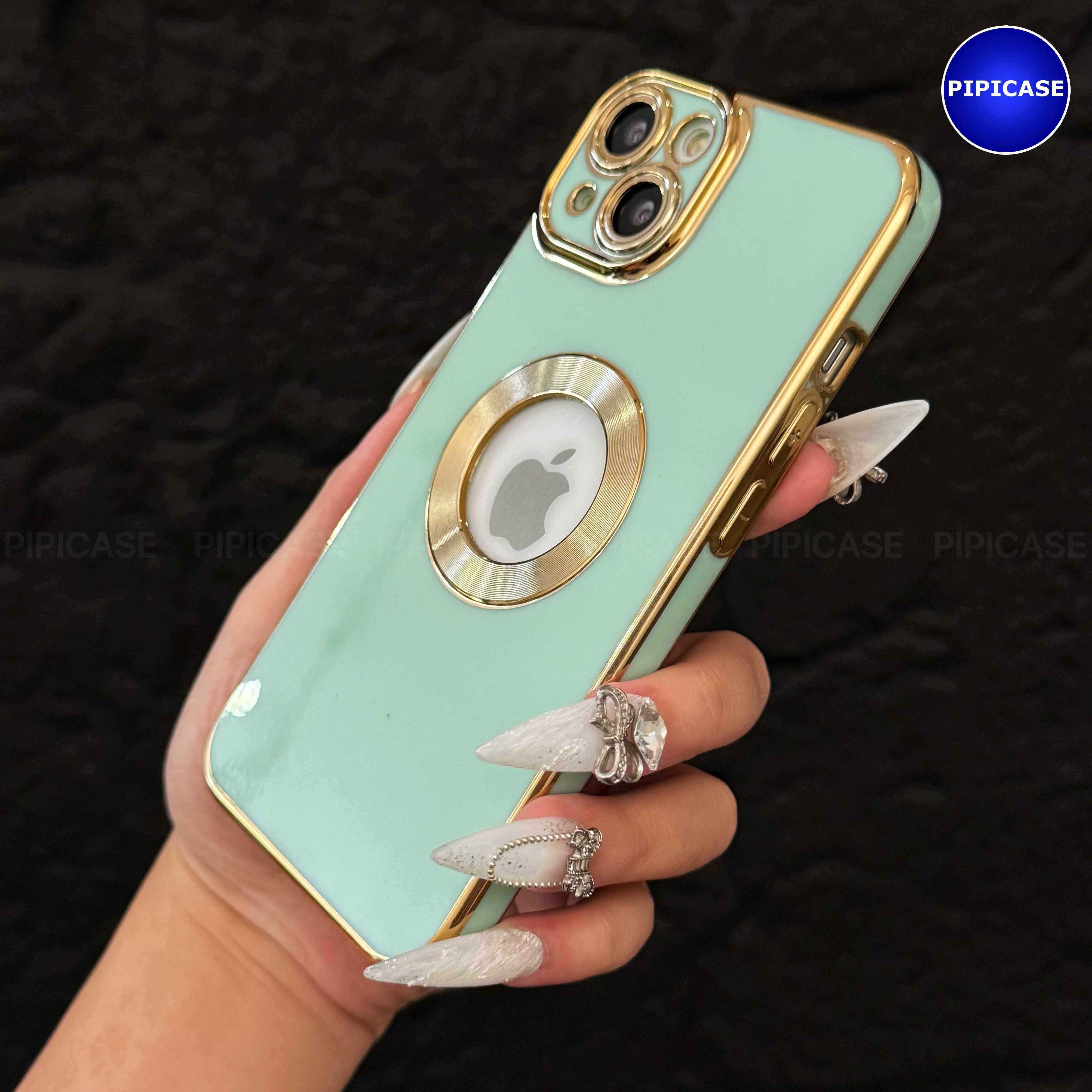 Ốp Lưng iPhone 13 - Pandora - Xanh Mint_thumbnail_4