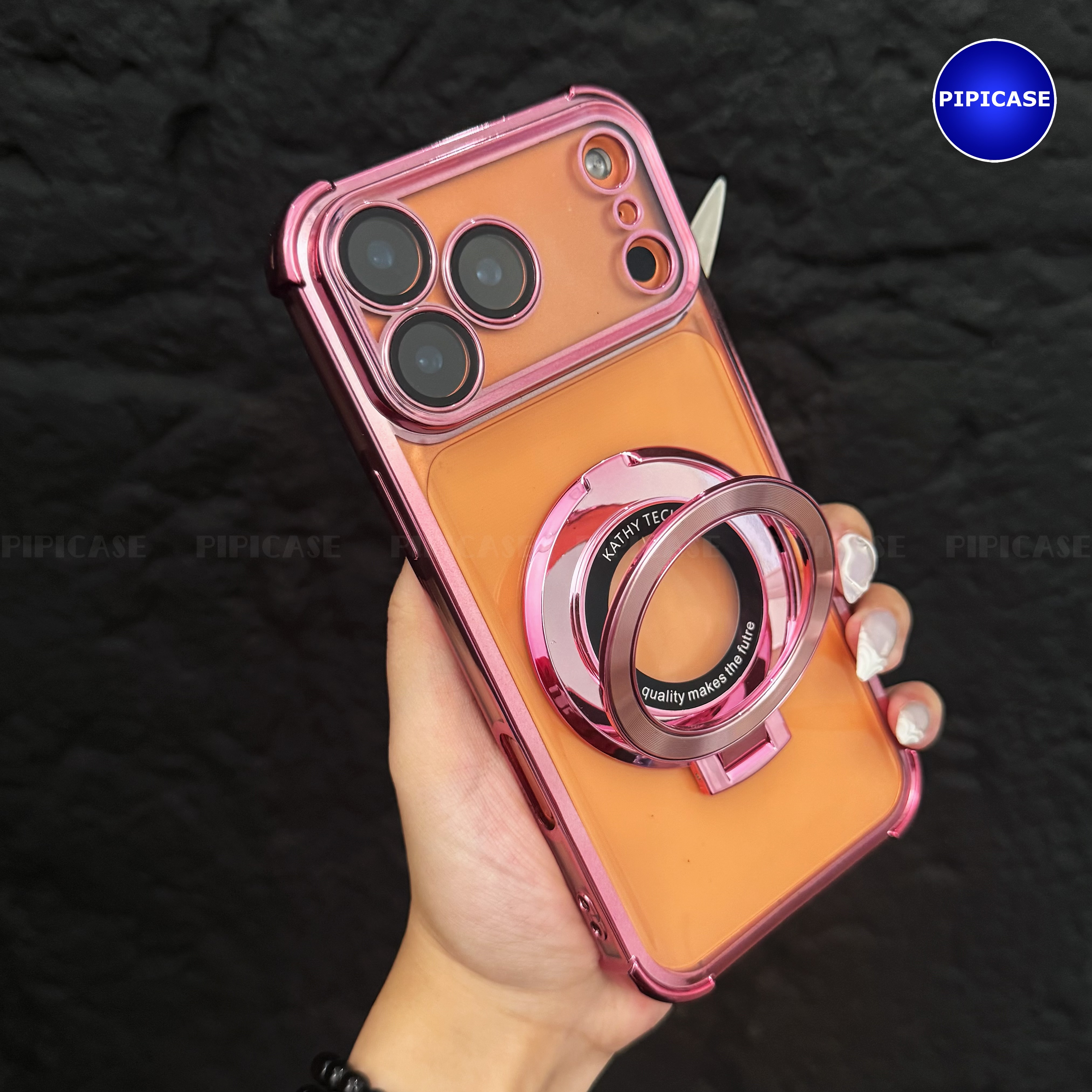 Ốp Lưng iPhone 17 Pro - Ven - Hồng_thumbnail_25