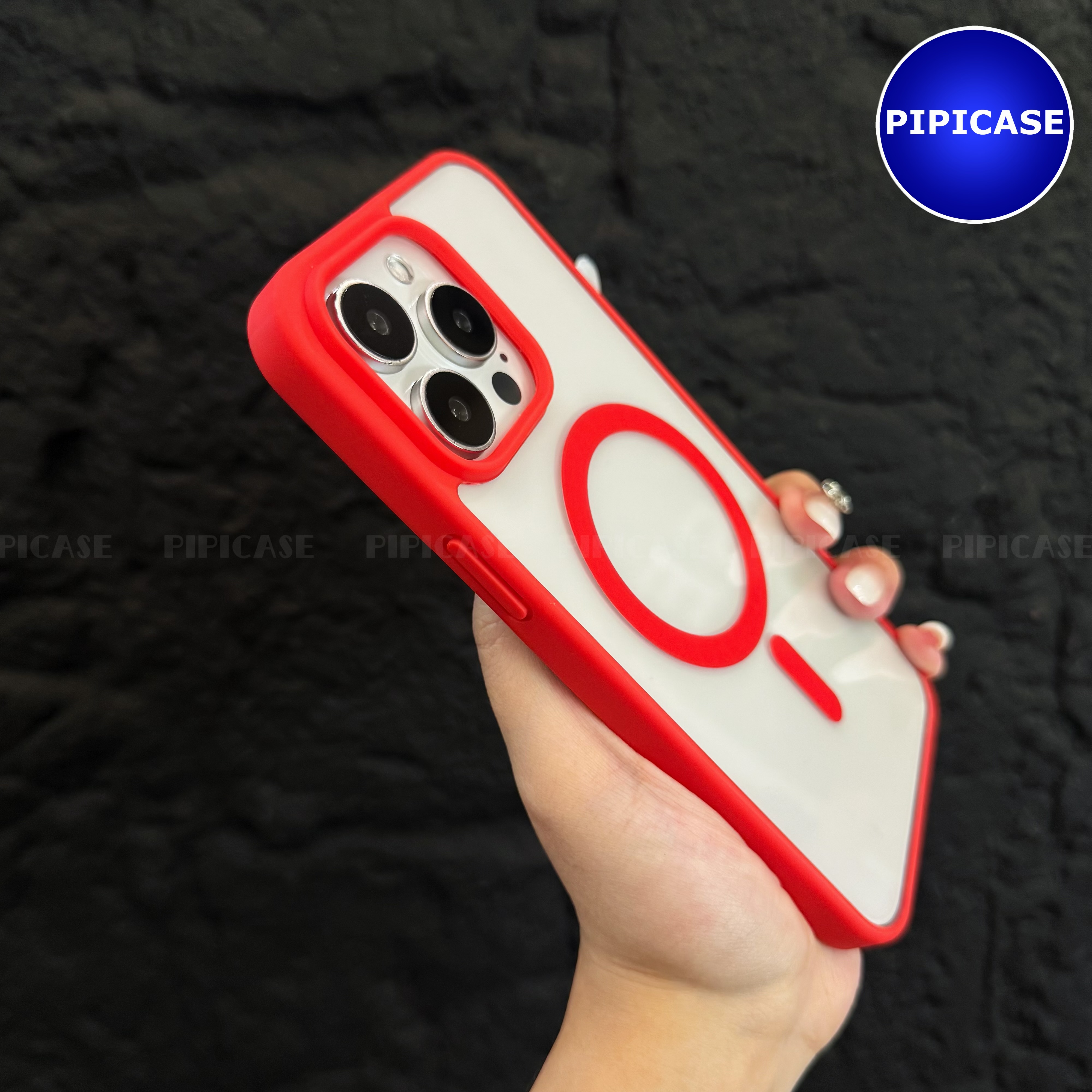 Ốp Lưng iPhone 15 Pro Max - Chic - Đỏ Tươi_thumbnail_7