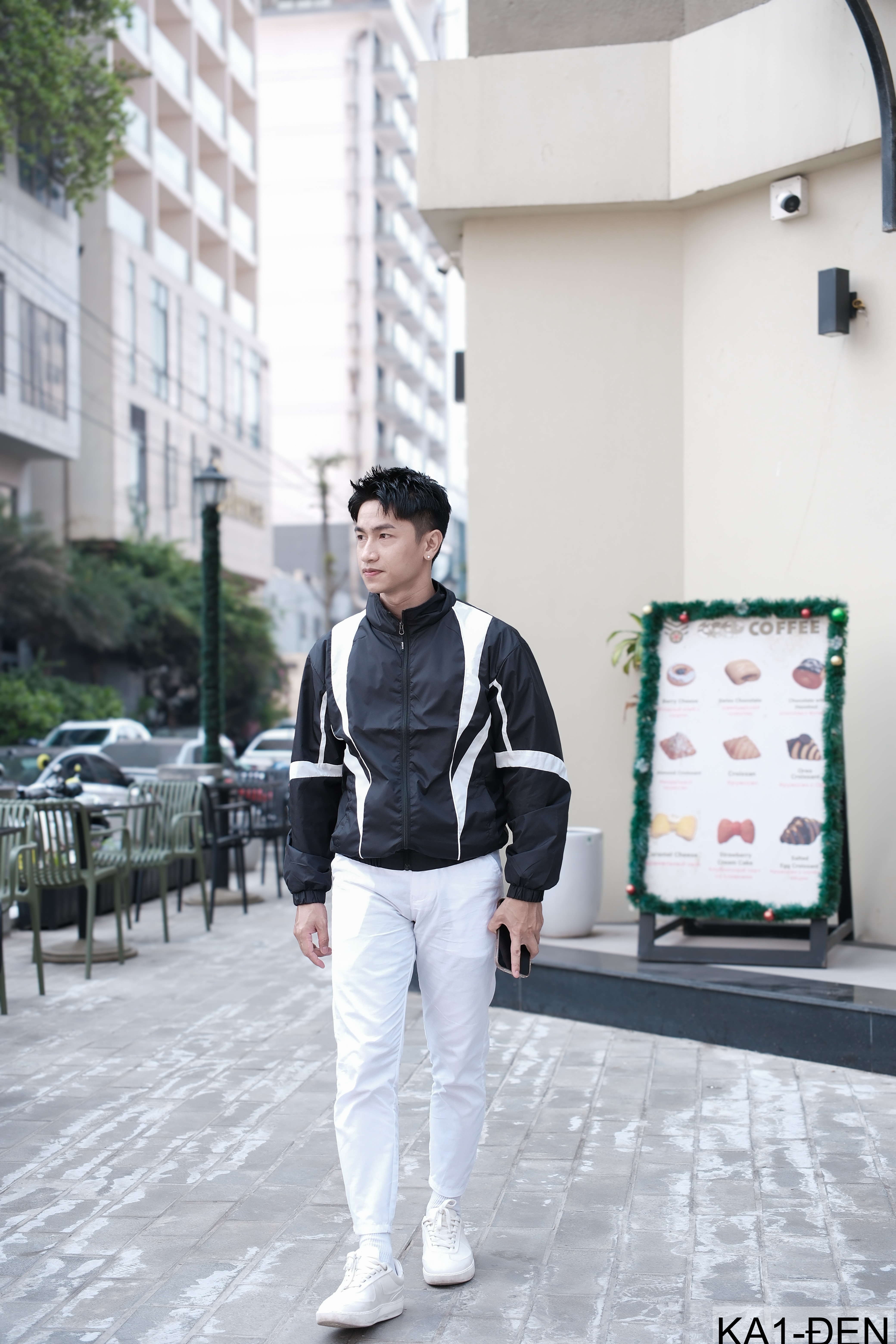 KA1 - Áo khoác nam thể thao phong cách Hàn Quốc, màu xanh đen, thiết kế năng động_thumbnail_2