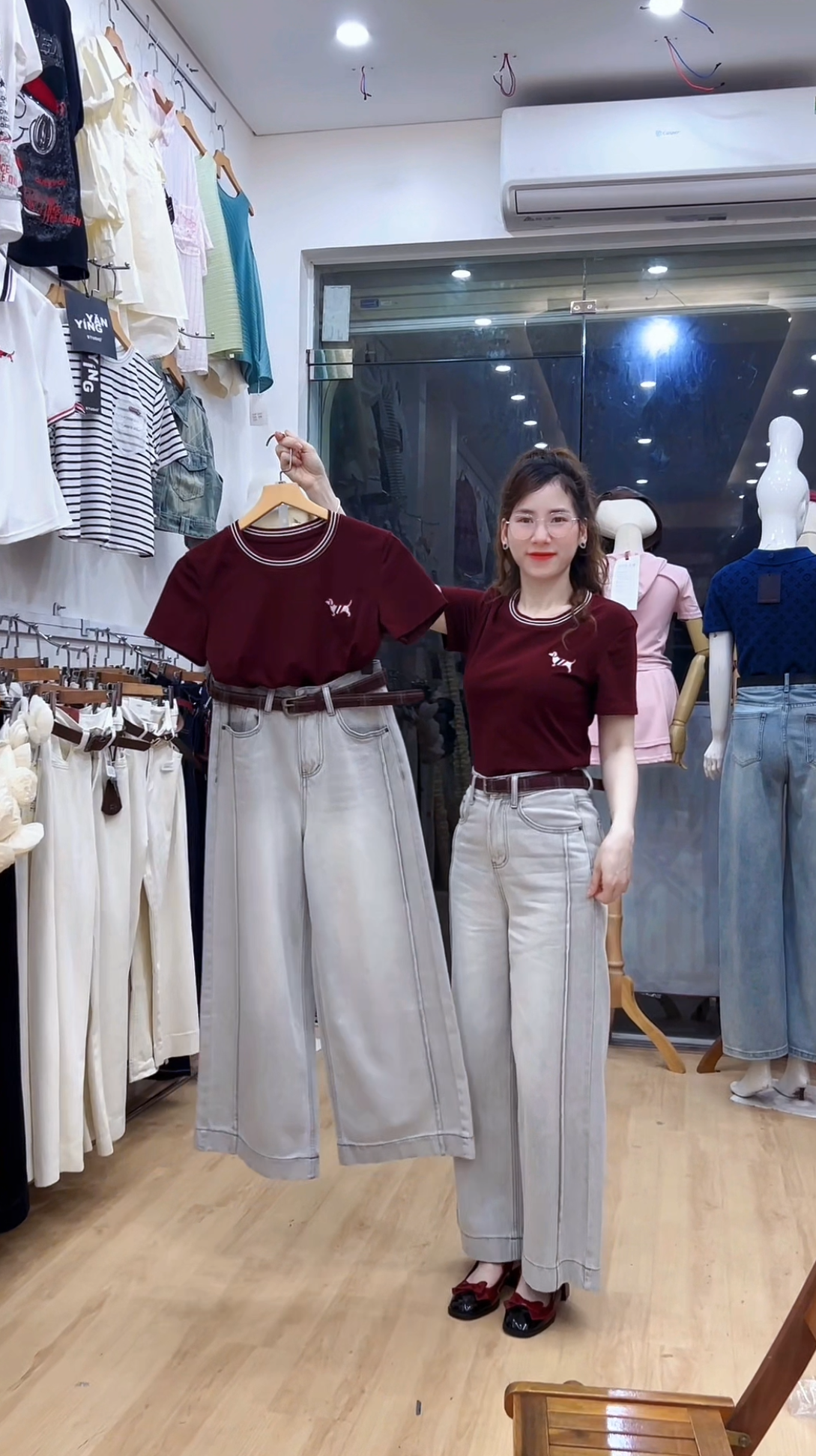 Áo thun bo cổ 594