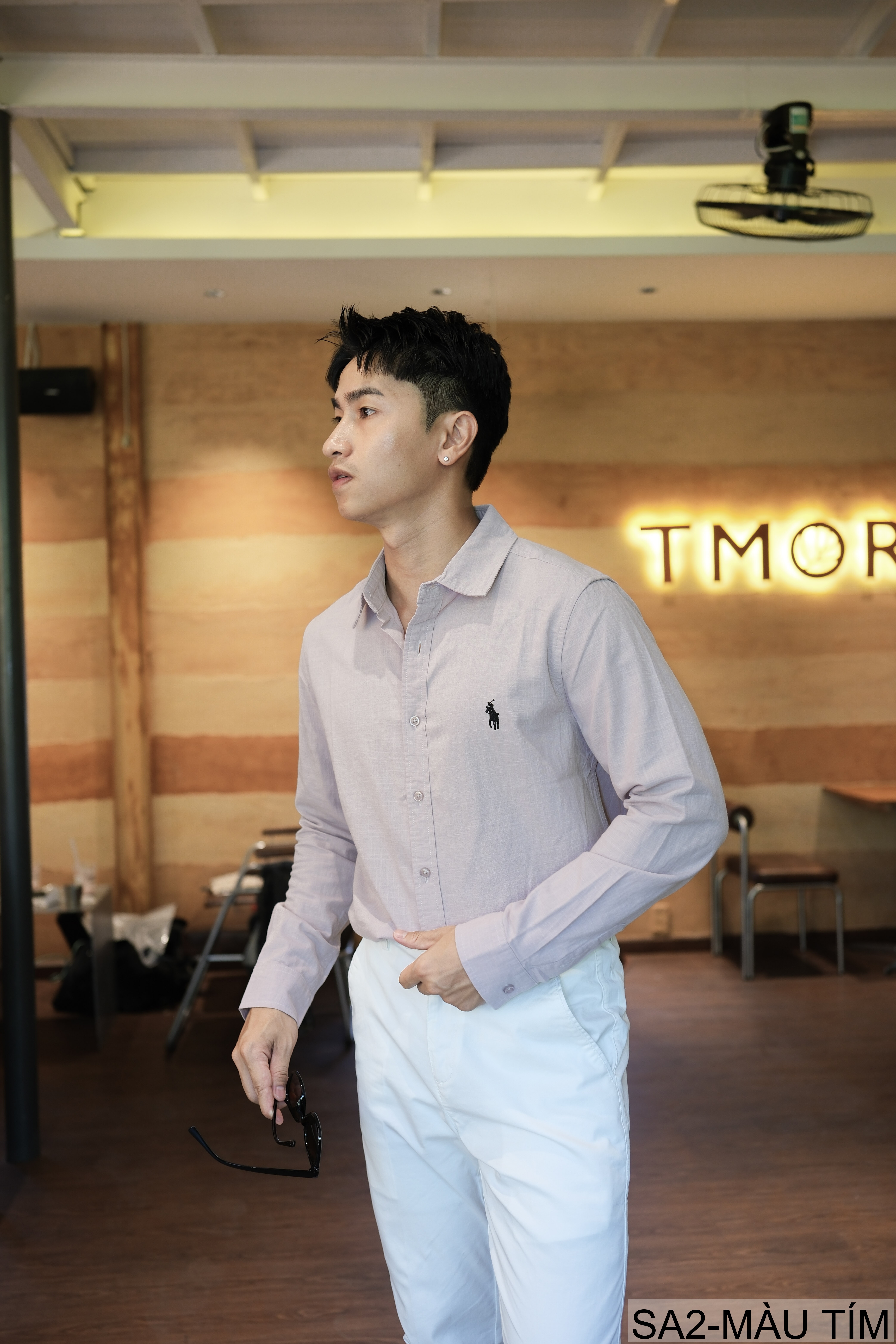 SA2 - Áo sơ mi nam dài tay thêu logo nhỏ, chất cotton mềm mại, dáng rộng thoải mái, phong cách Nhật Bản_thumbnail_27
