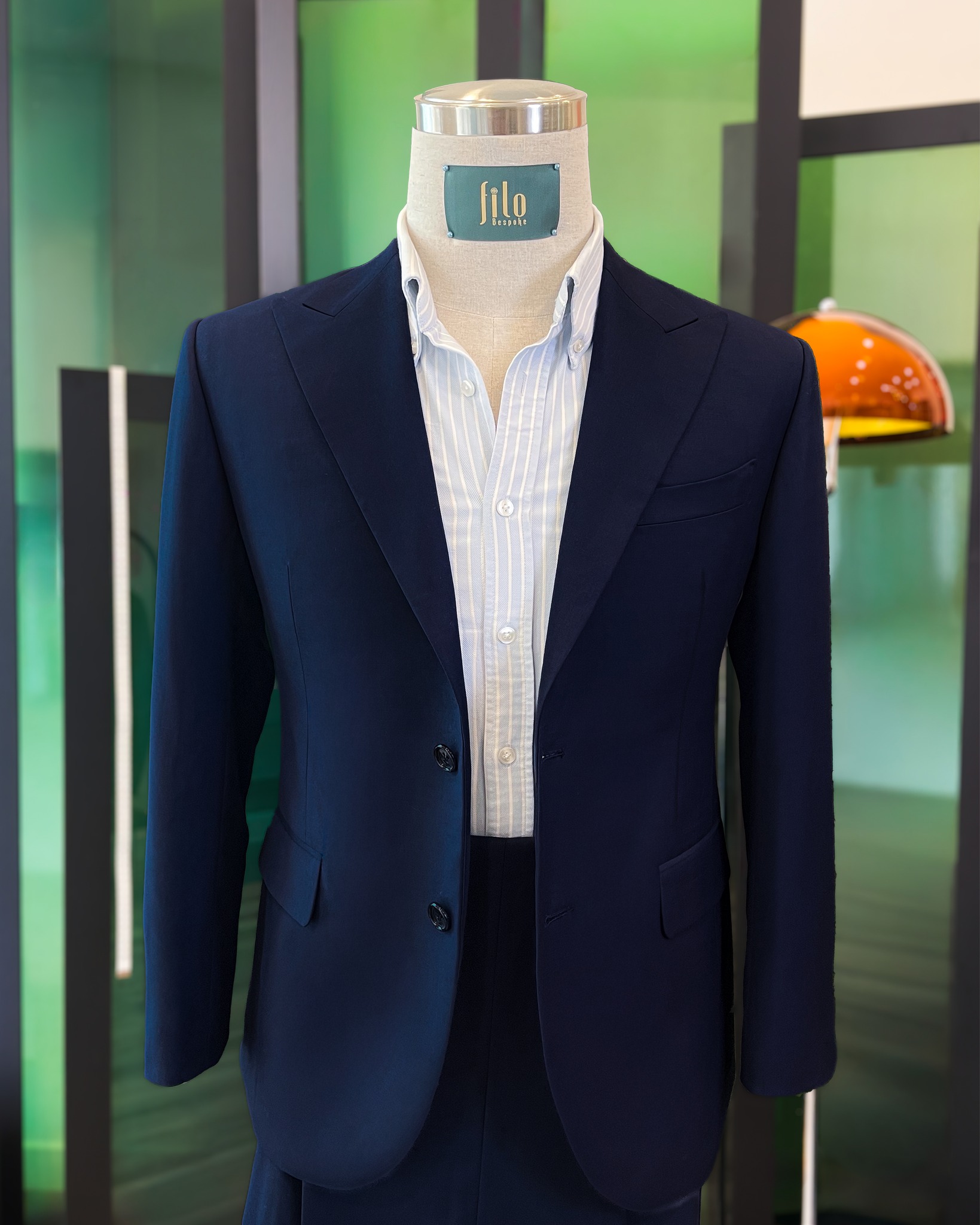 Broken Navy-Black Suit 