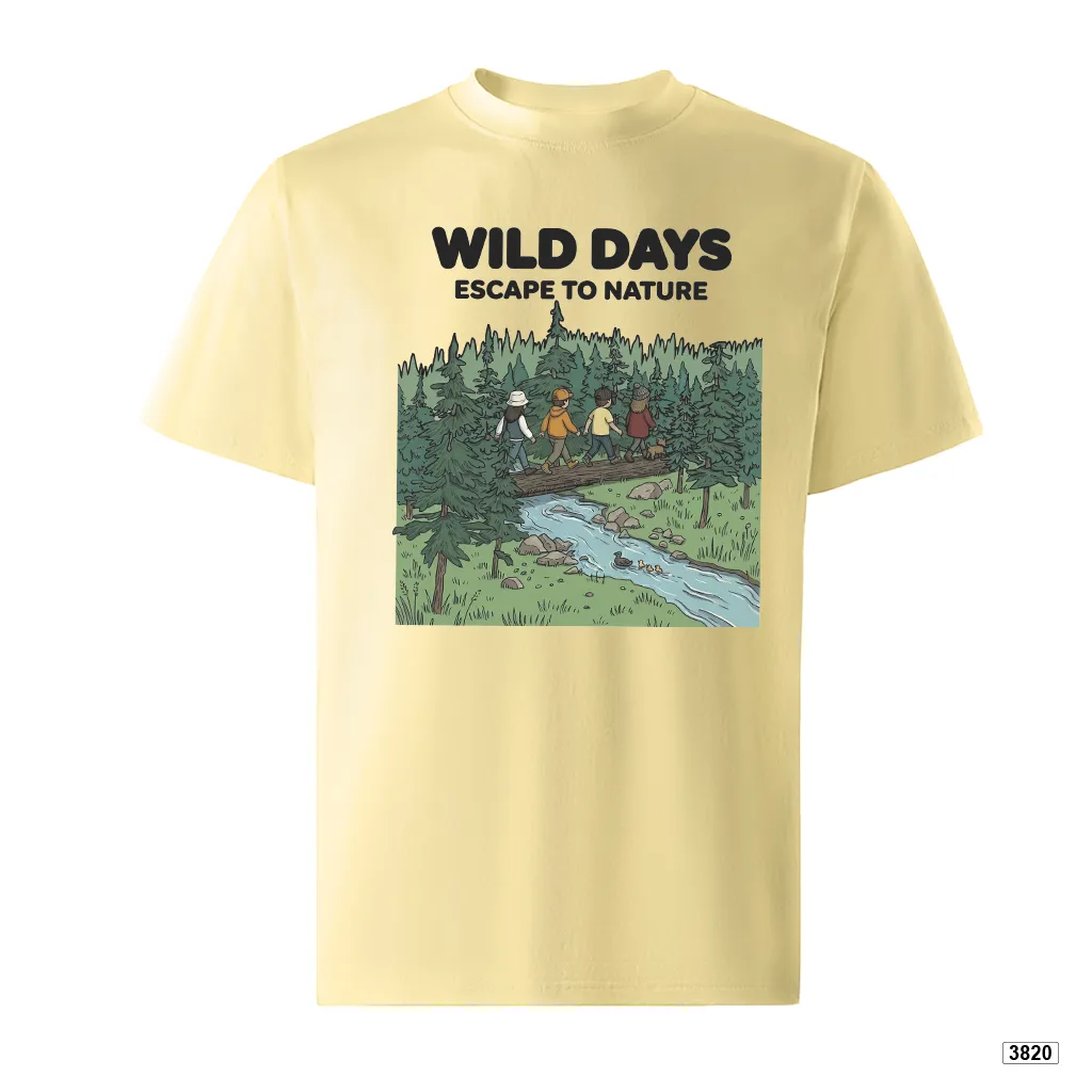 Áo thun nam oversize cá tính Wild Days TeePrint 3820_thumbnail_0