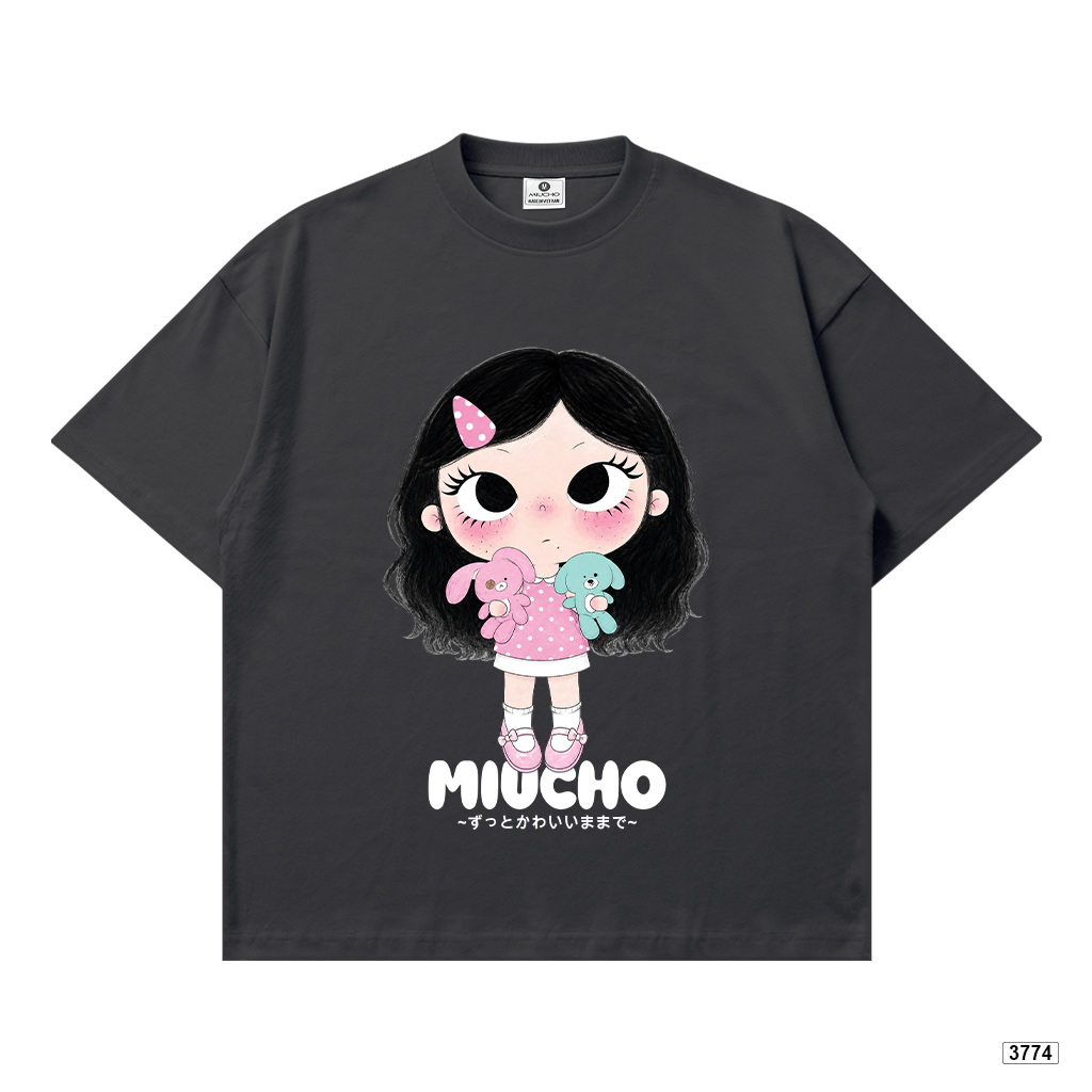 Áo thun boxy Cute Doll Chibi hot trend phong cách Hàn Quốc Miucho 3774_thumbnail_12