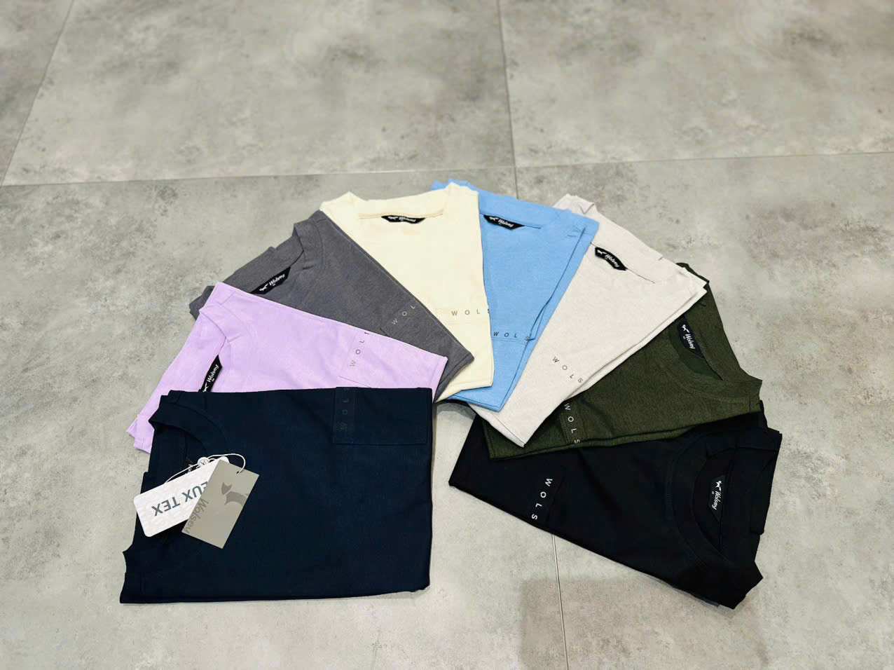 HA412 - Áo thun nam cổ tròn ( XANH )