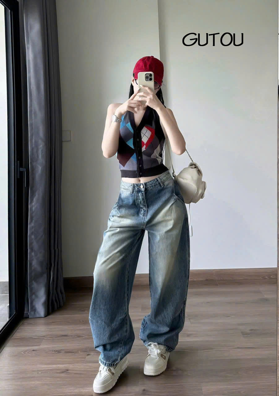 [ GUTOU ] Quần Jean Baggy Zizac_thumbnail_1