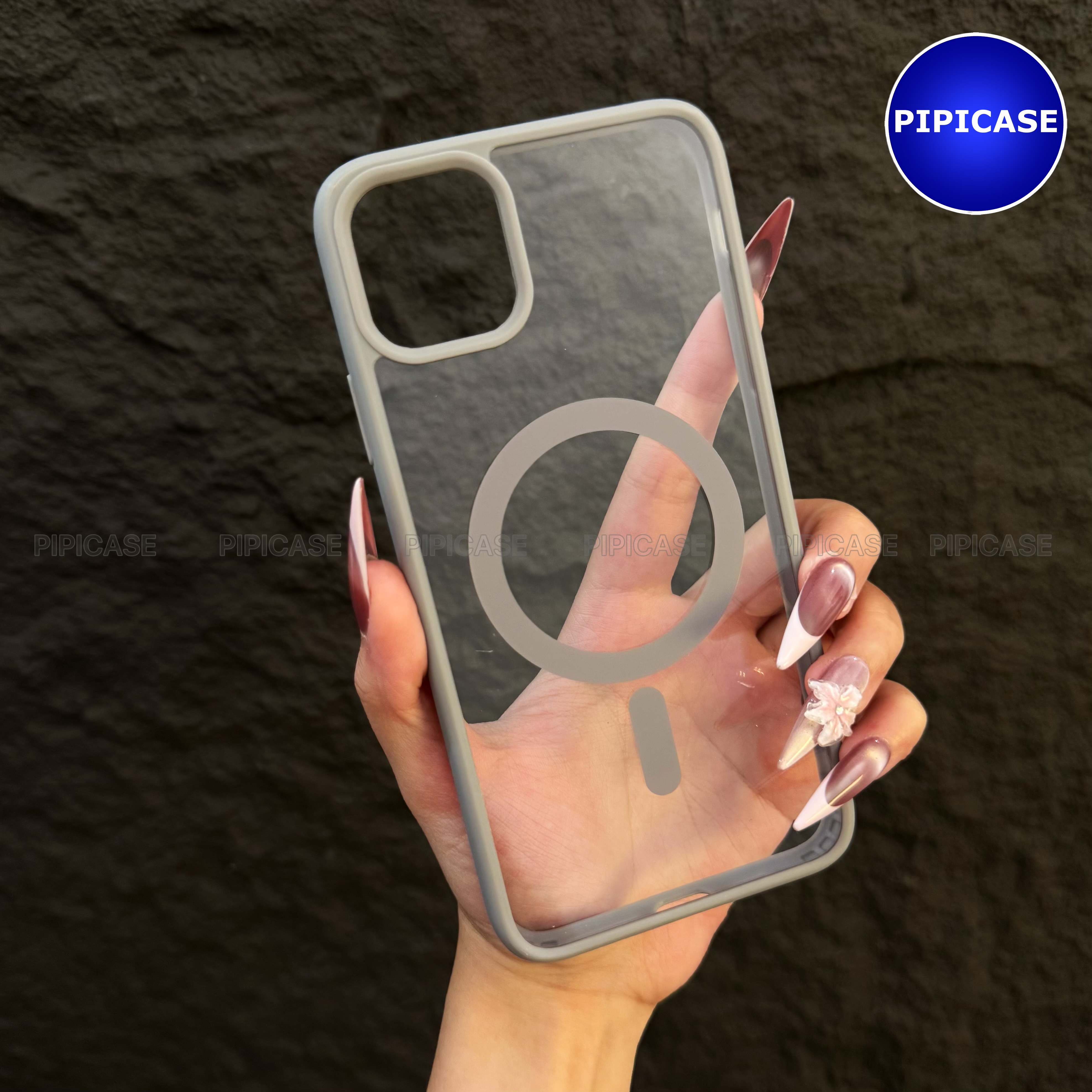 Ốp Lưng iPhone 11 Pro Max - Chic - Xám_thumbnail_1