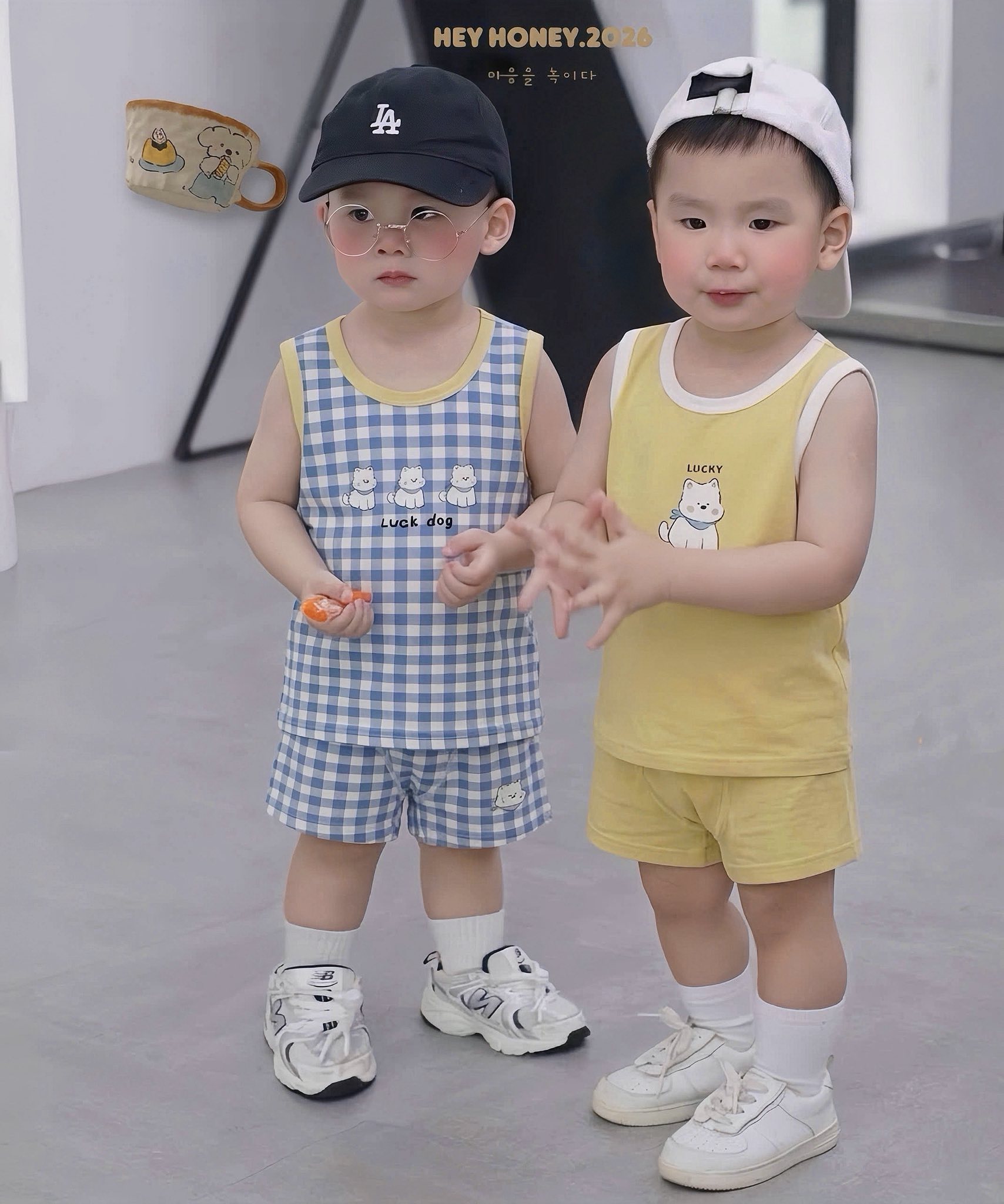 A17 SET 2 BỘ BA LỖ GẤU NÂU VÀ CHÓ NÂU - A100.355_thumbnail_2