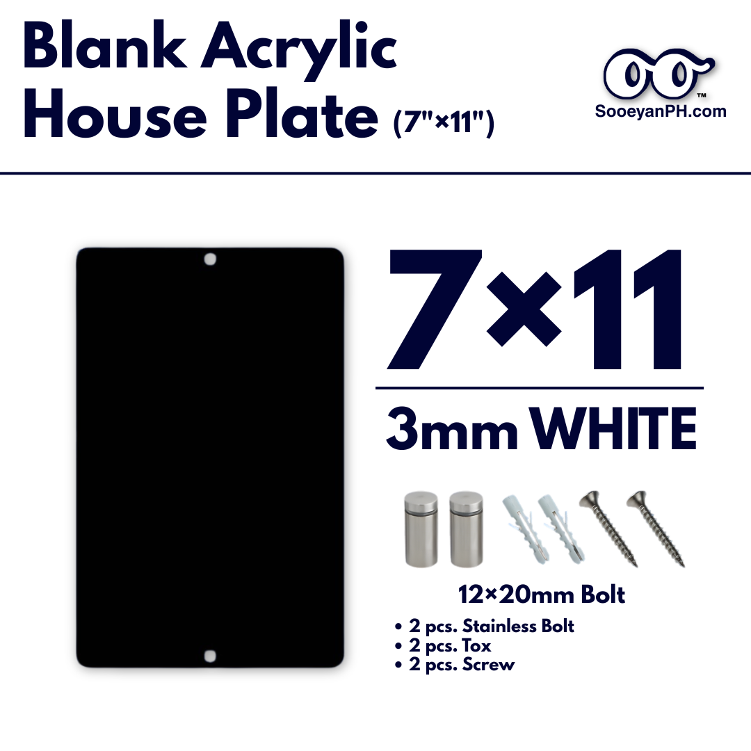 7×11 — Blank Acrylic House Plate_thumbnail_2