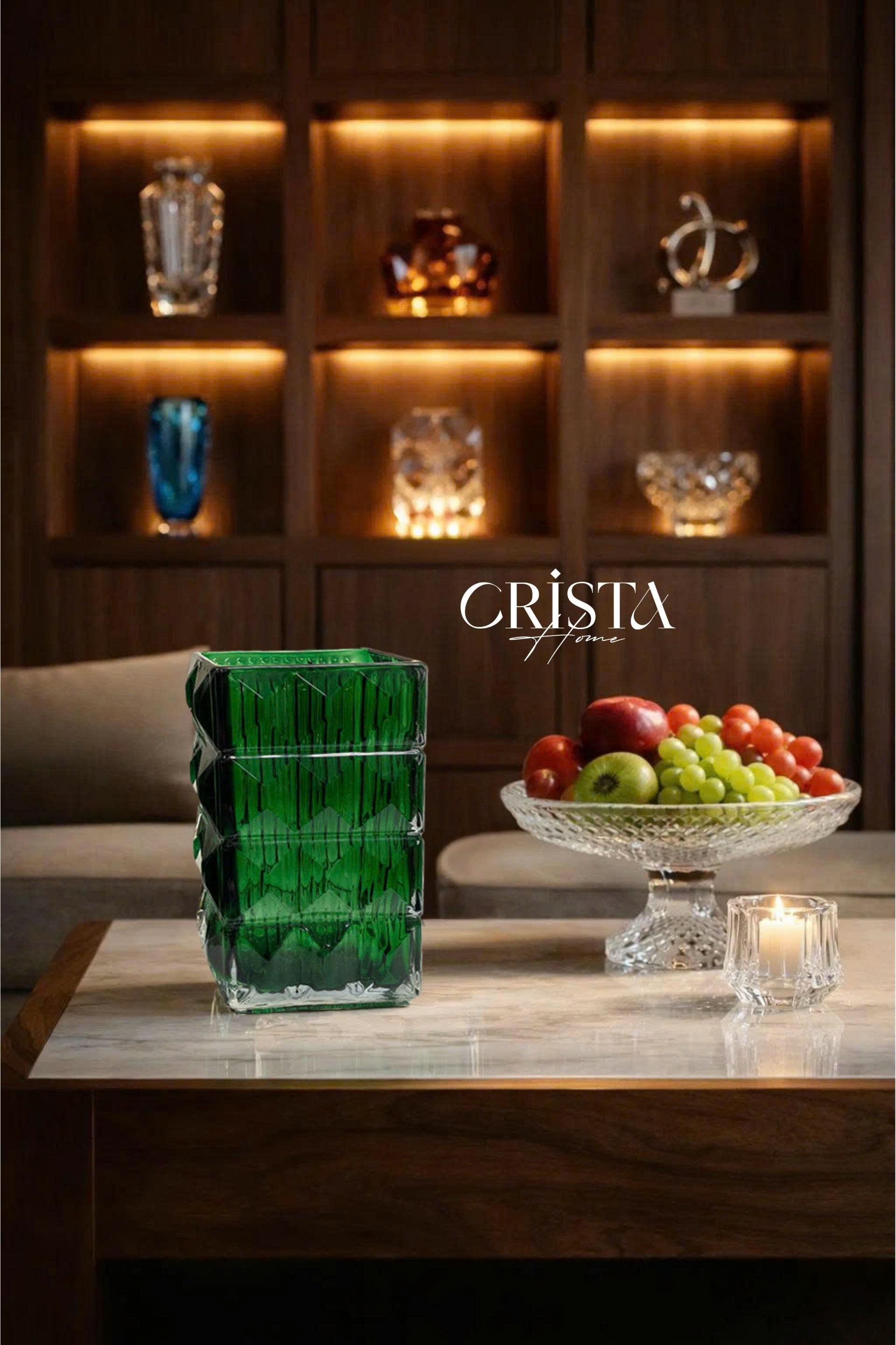 Bình cắm hoa thủy tinh vân kim cương 4 tầng CRISTA HOME 60241_thumbnail_11