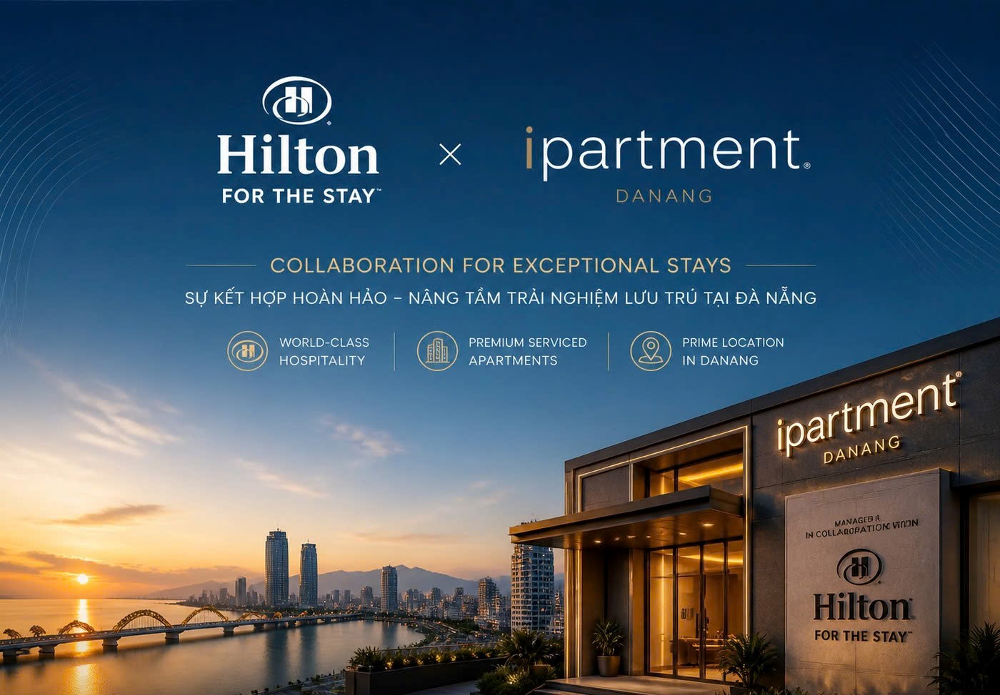 WHEN HOSPITALITY ICONS COLLIDE: ELEVATE YOUR EXPERIENCE AND MULTIPLY YOUR REWARDS WITH HILTON X iPARTMENT DA NANG