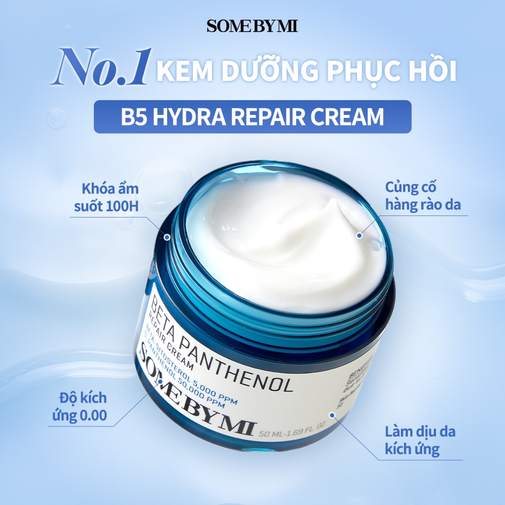 [SOME BY MI] Kem dưỡng phục hồi da Some By Mi Beta Panthenol Repair 50ml