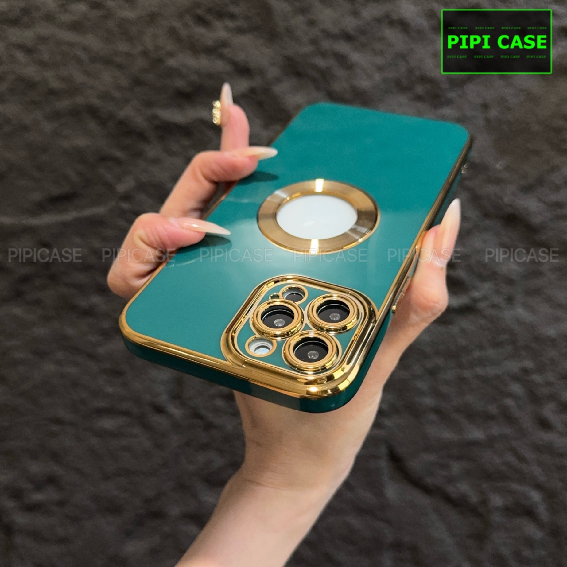 Ốp Lưng iPhone 13 Pro - Pandora - Xanh Lá_thumbnail_1