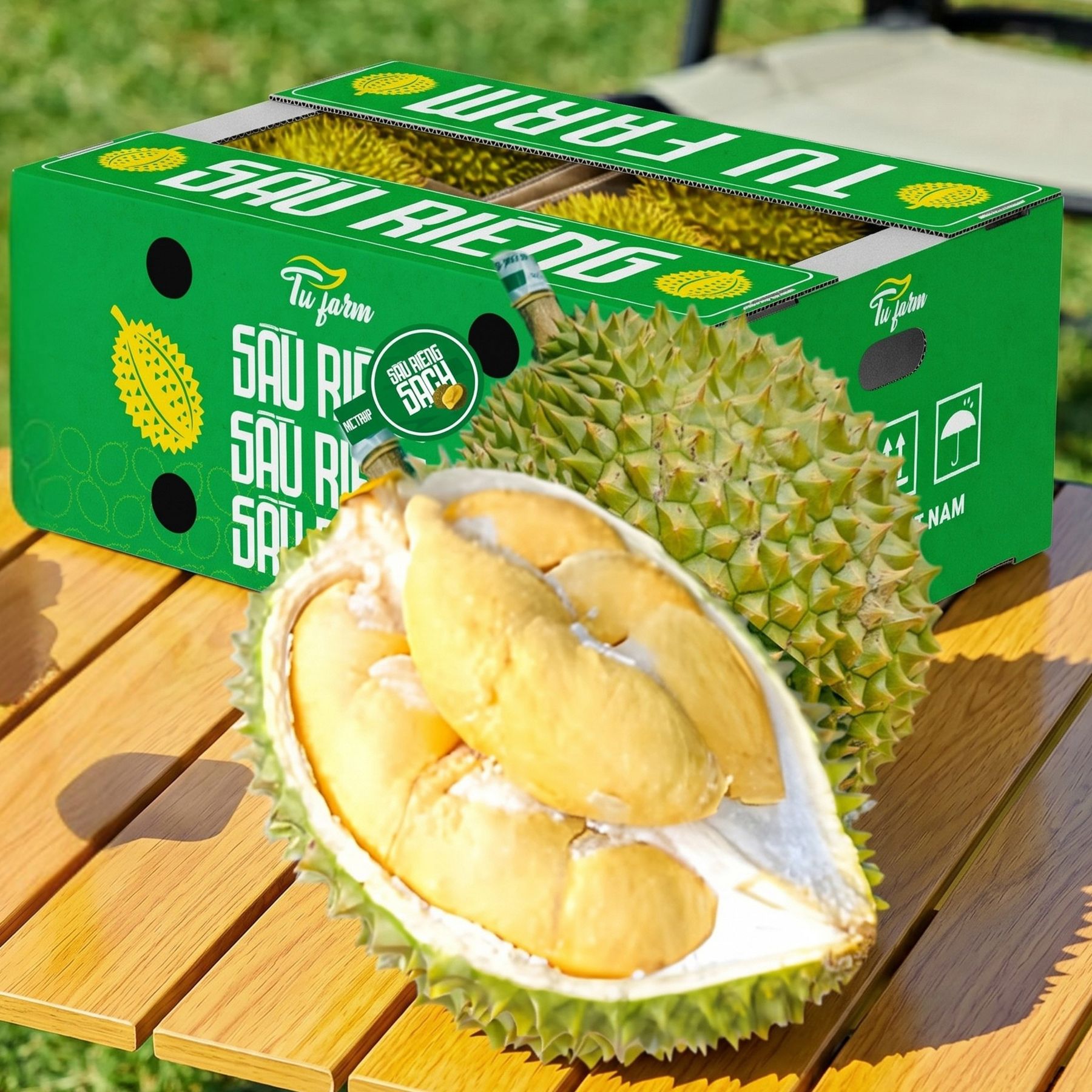 Trái Khui sầu - Sầu Riêng Ri6 MIỀN ĐÔNG ( VIETGAP )_thumbnail_0