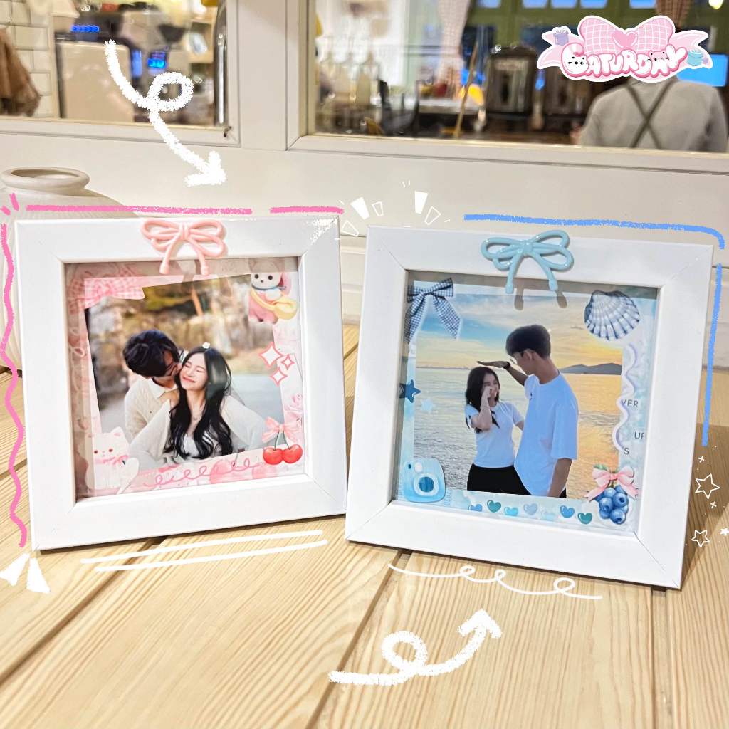 Khung ảnh CHARM NƠ quà tặng sinh nhật, tốt nghiệp, kỉ niệm