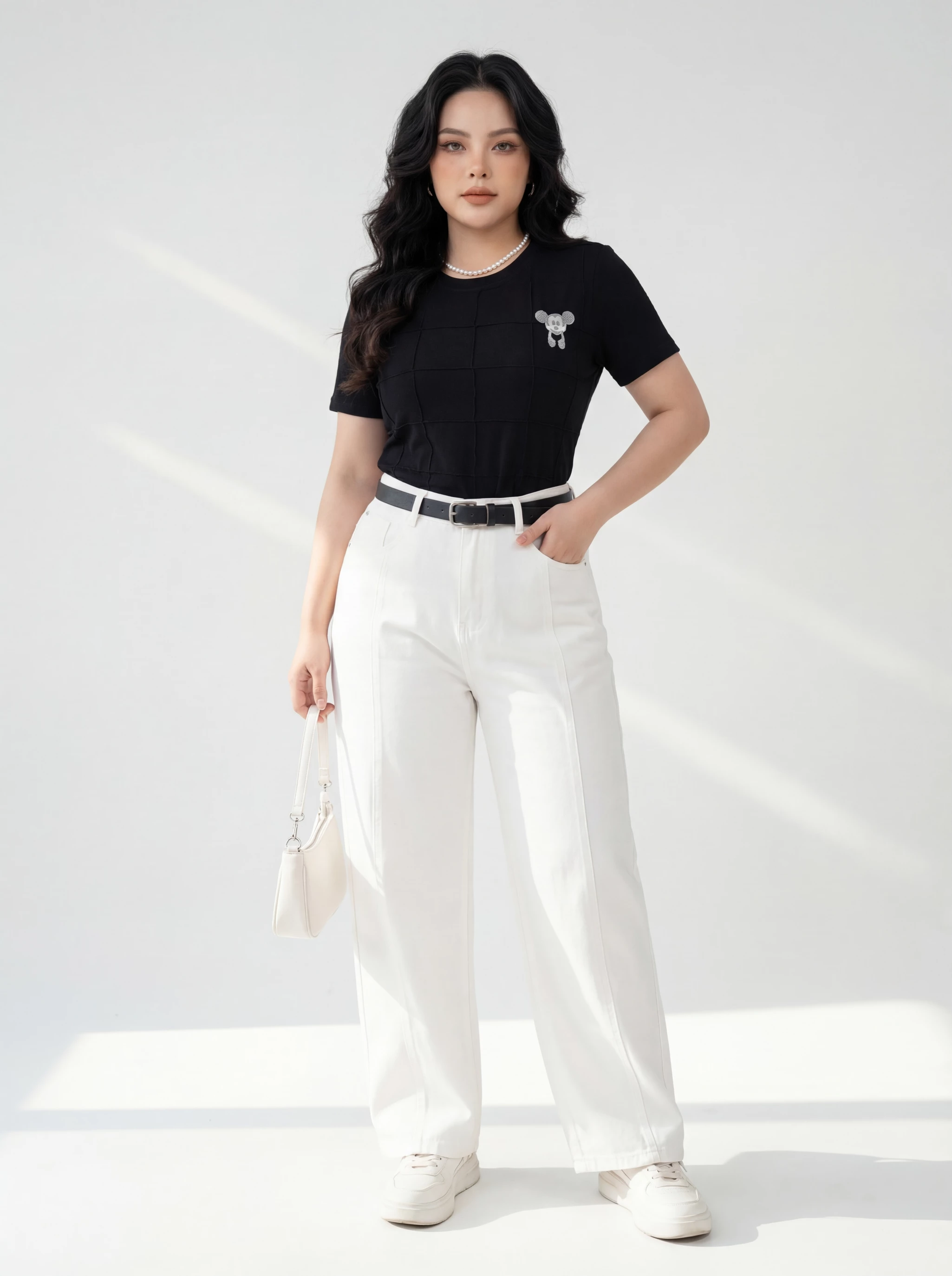 BIGSIZE - Quần suông dáng boy thụng 95cm T-QJ619