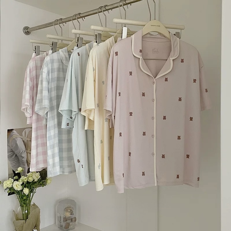 Set pizama ice silk