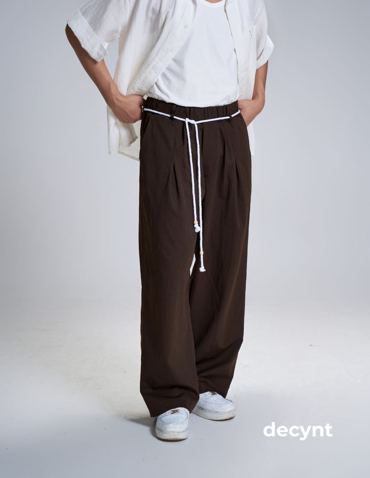 decynt Pants 02 - Quần dài cạp chun dáng suông chất kiệu kaki mềm rủ_thumbnail_7