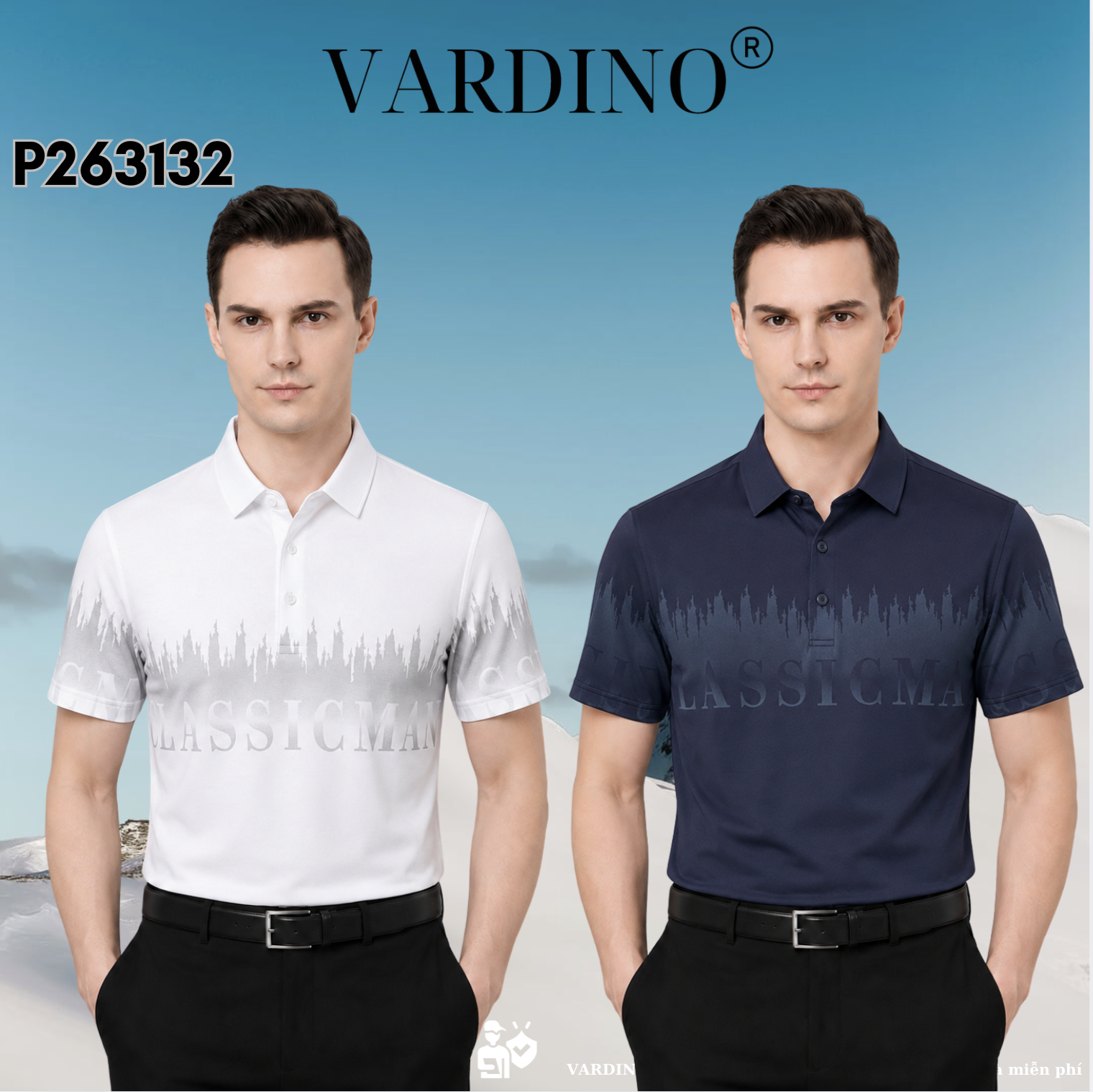 Áo polo nam hàng hiệu Vardino P263132