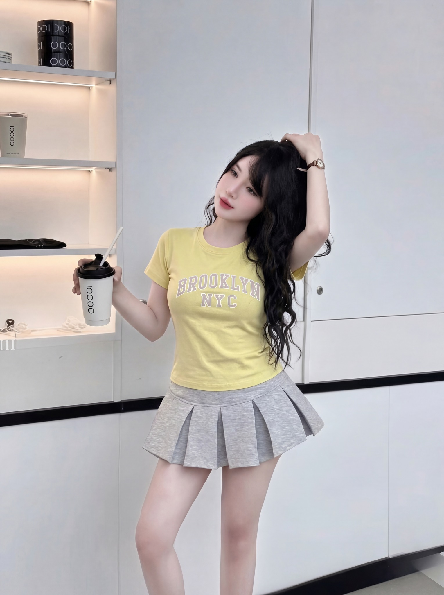 Áo Thun Nữ Korea BROOKLYN NYC LUH.135 (C) (0687)_thumbnail_3
