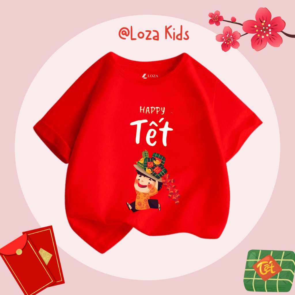 [XẢ KHO SIZE 150] Áo phông cho bé trai bé gái nhiều mẫu chất liệu thun cotton mềm mát size từ 30-35kg - Loza Kids XA007_thumbnail_22